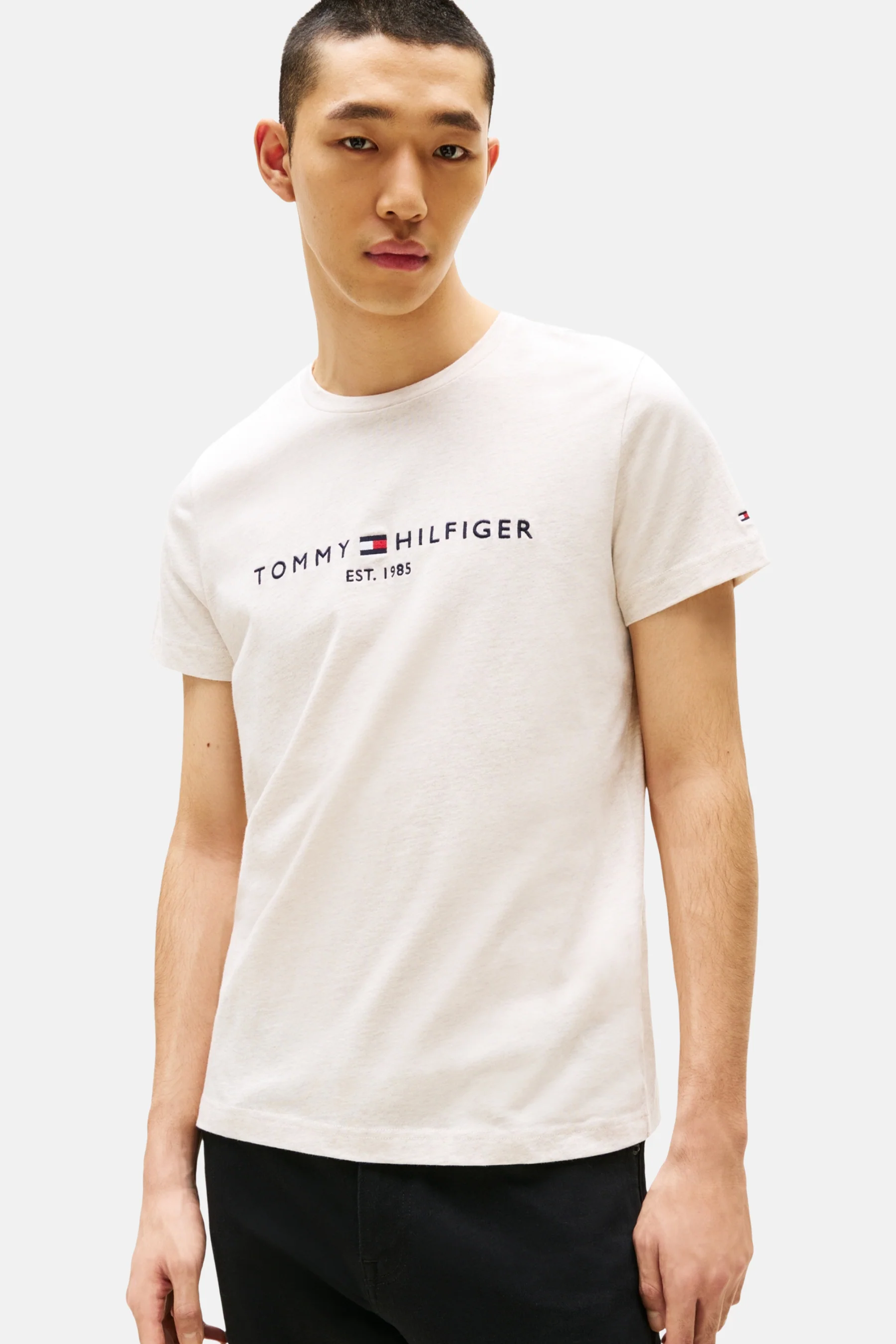 T-shirt met korte mouwen - Beige - Image 5