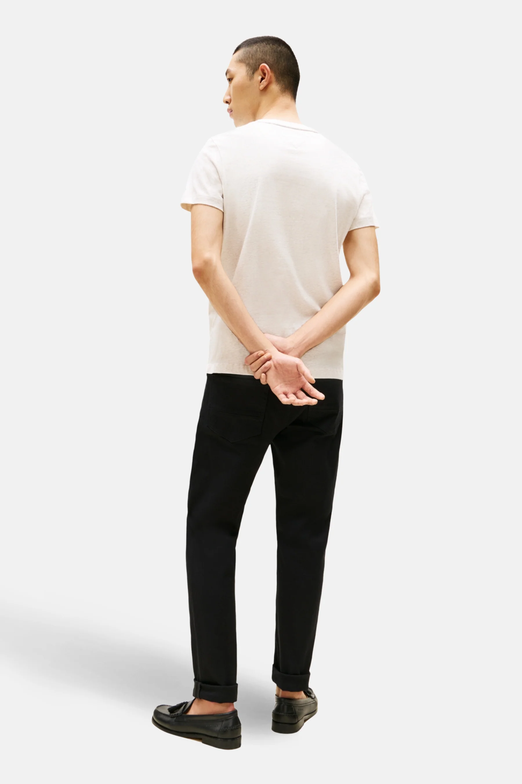 T-shirt met korte mouwen - Beige - Image 7