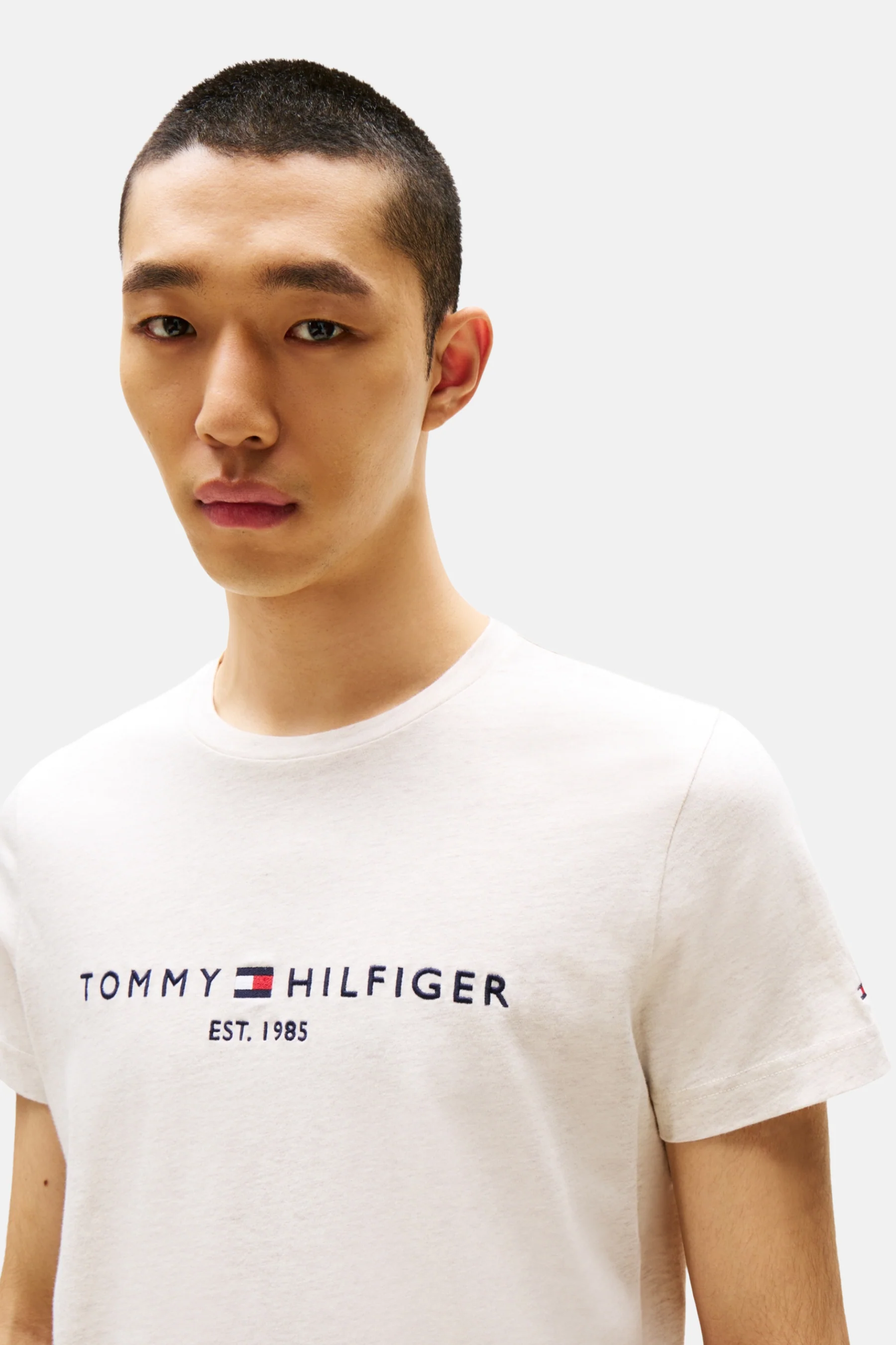 T-shirt met korte mouwen - Beige - Image 8