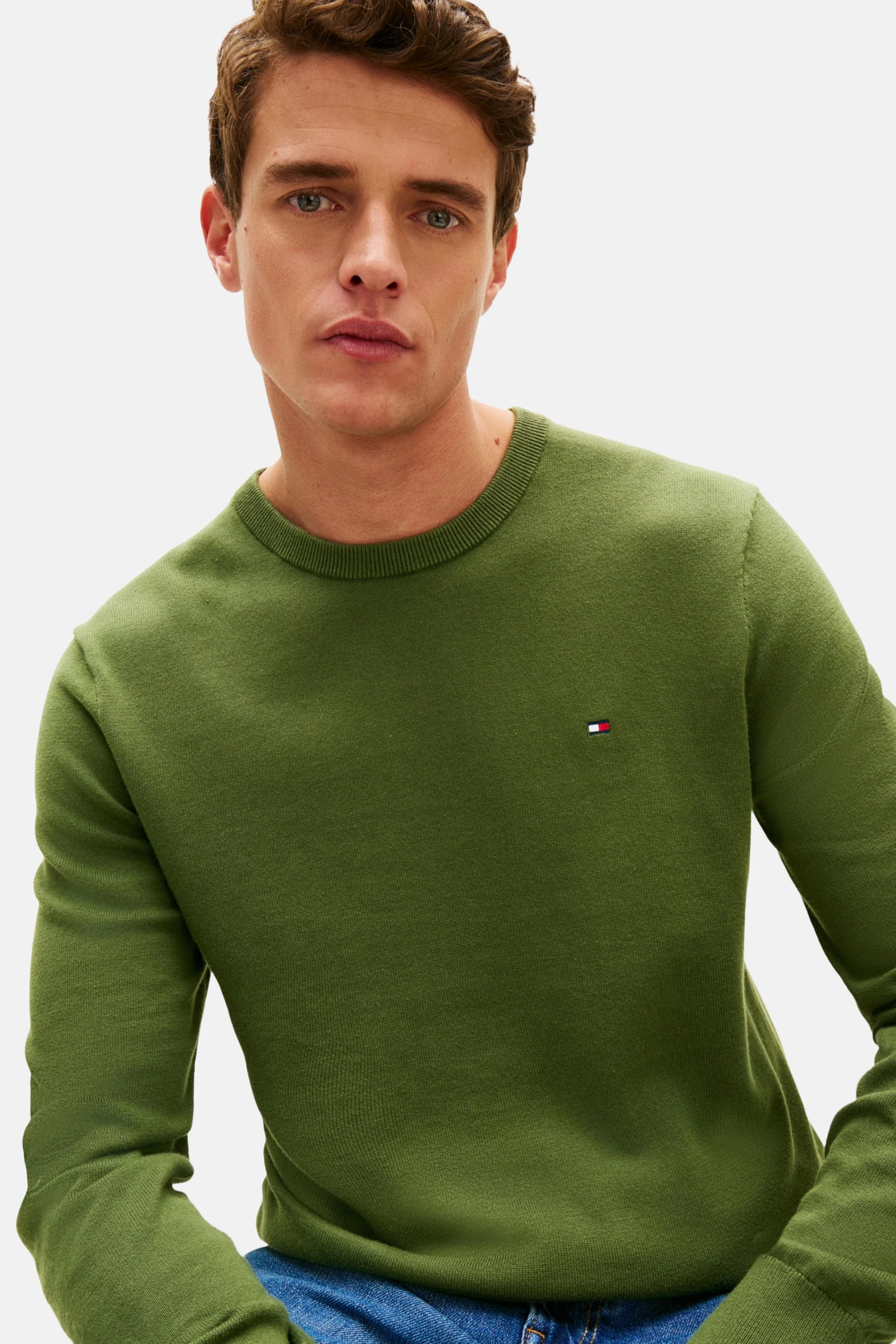 Pull met ronde hals - green - Image 5