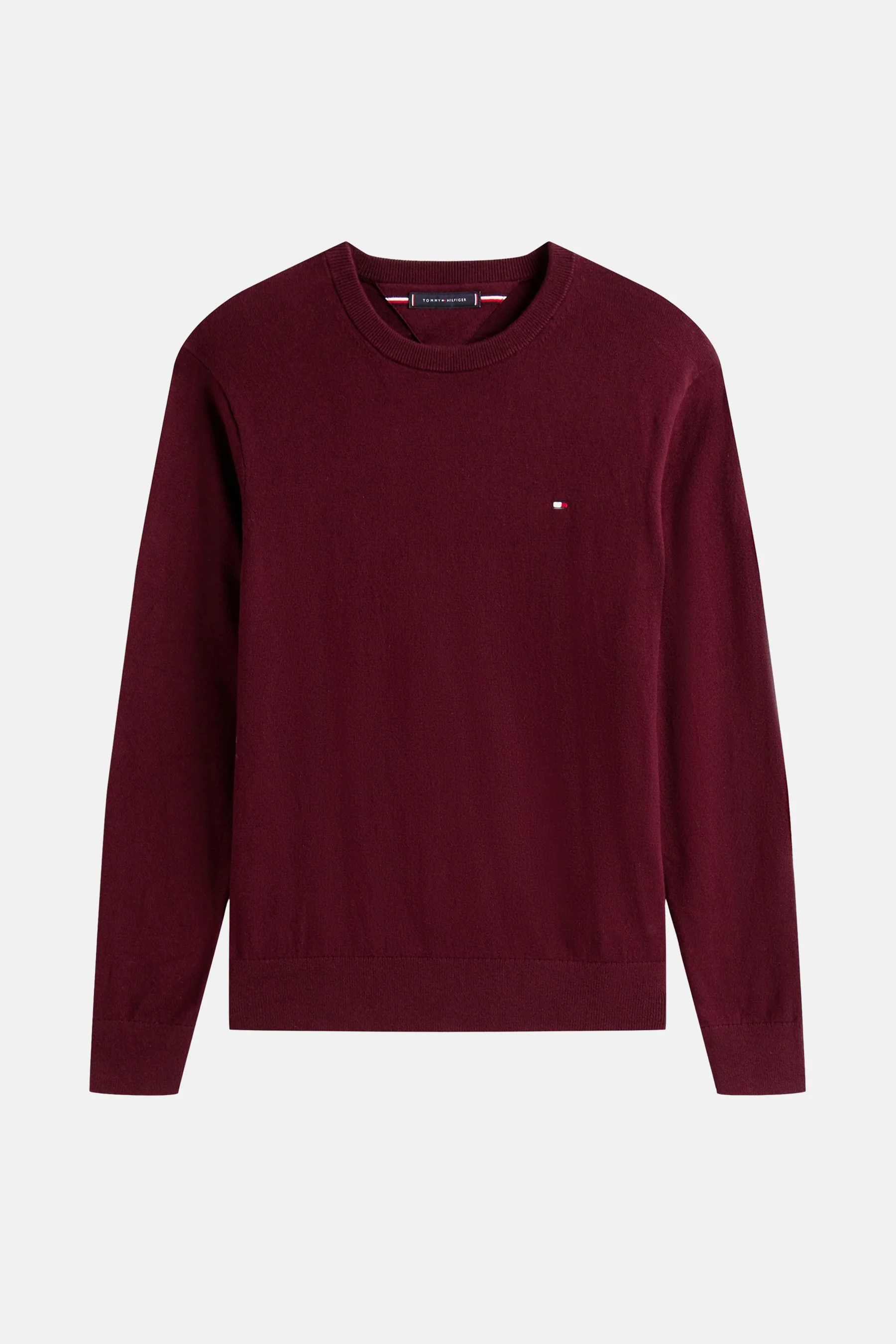 Pull met ronde hals - Bordeaux - Image 4