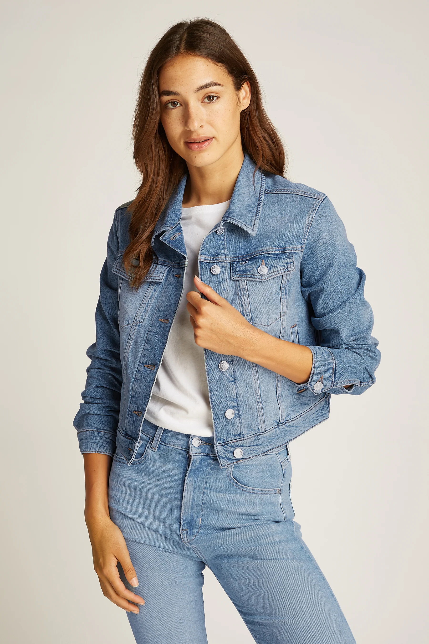 Jeansjas - light blue denim