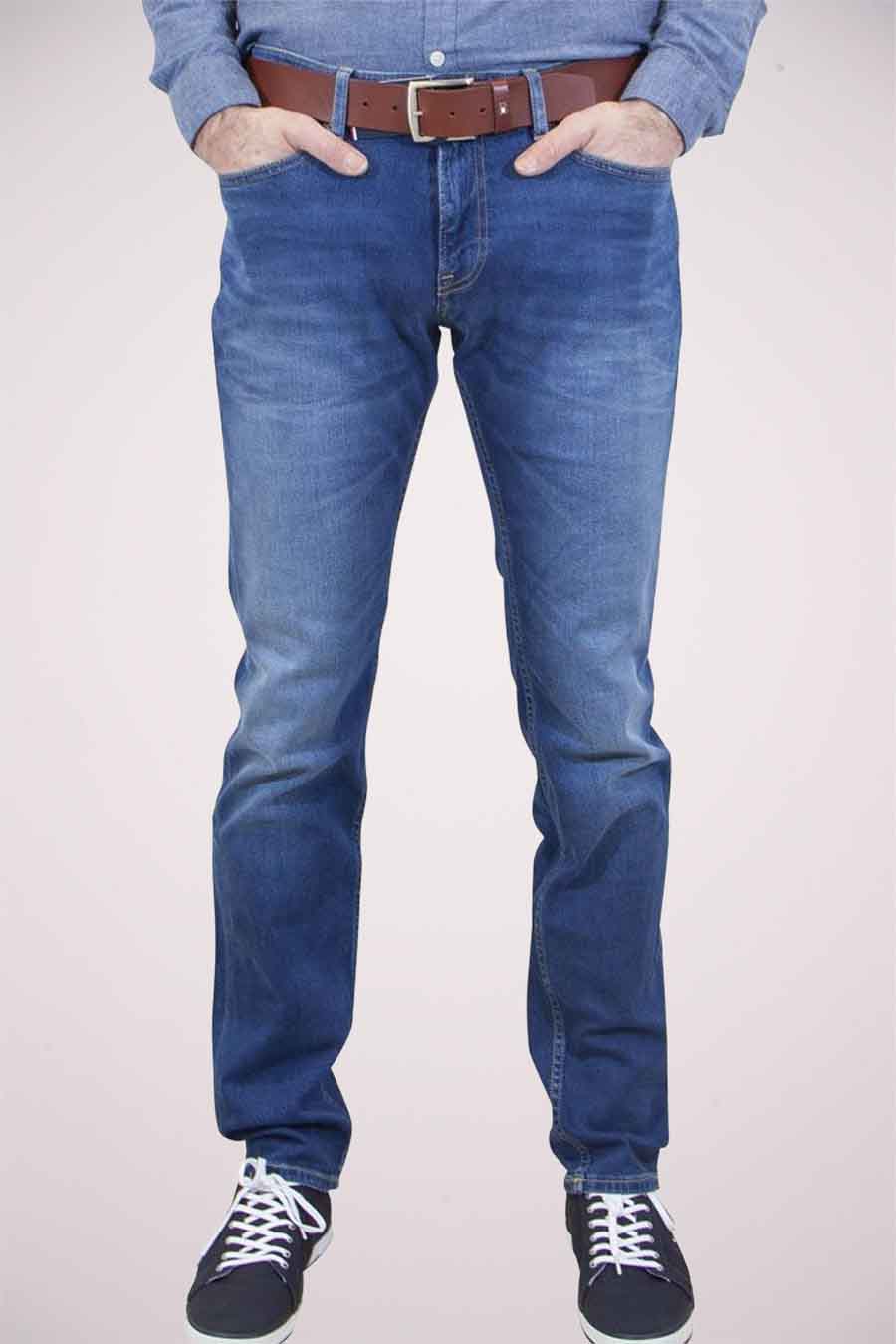 SCANTON - mid blue denim