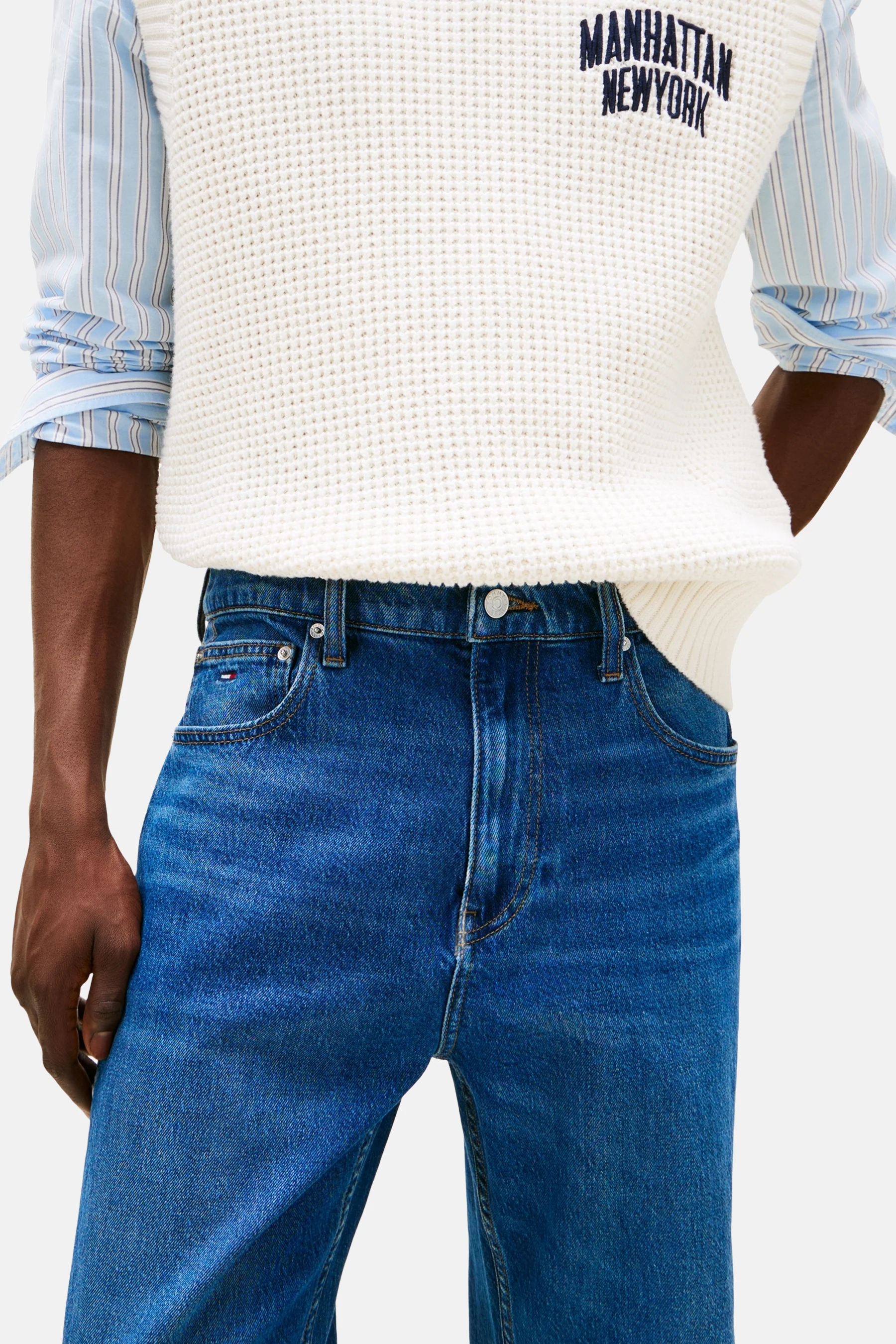 Jeans straight dark blue denim - TOMMY JEANS - Image 3
