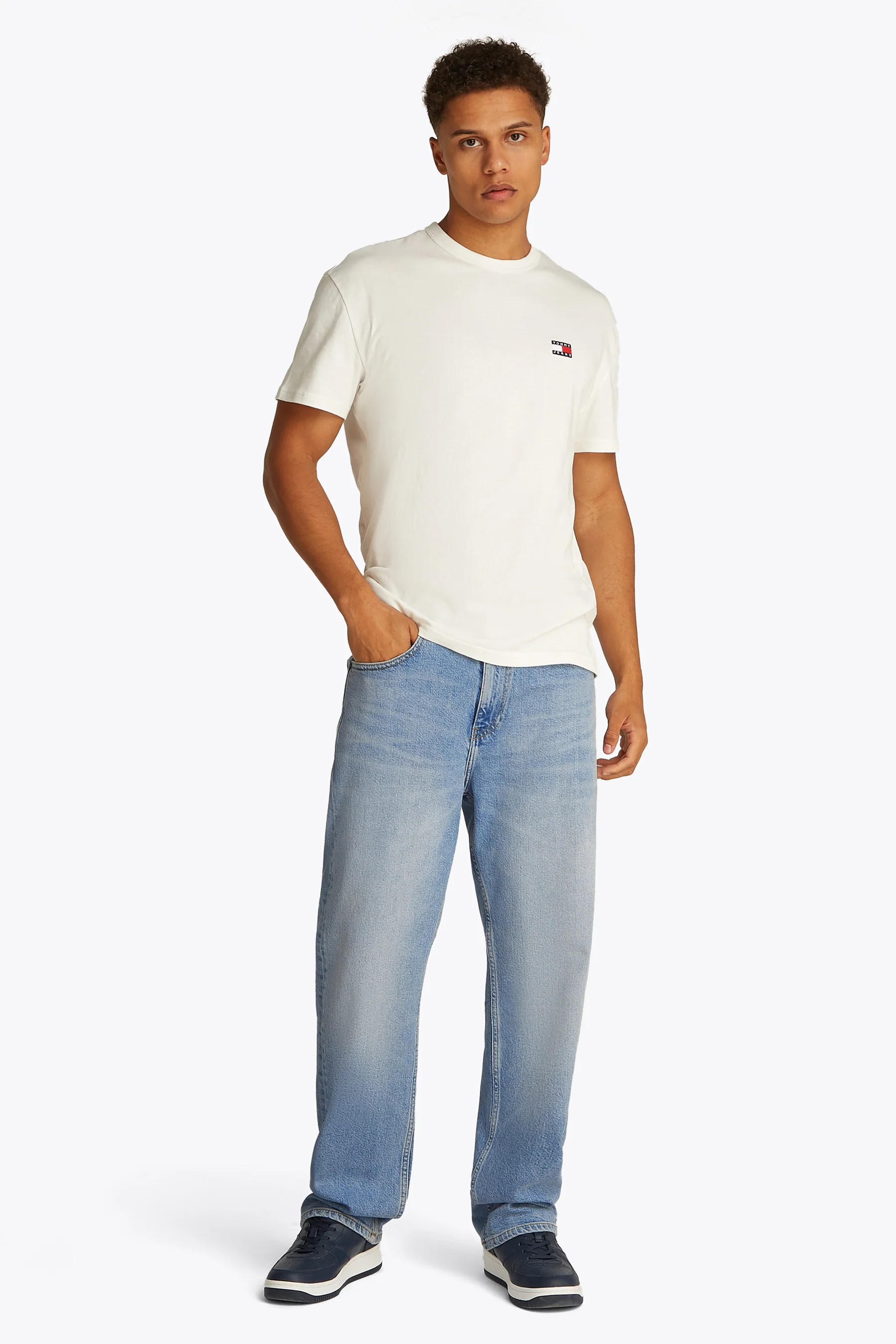 Jeans straight light blue denim - TOMMY JEANS - Image 2