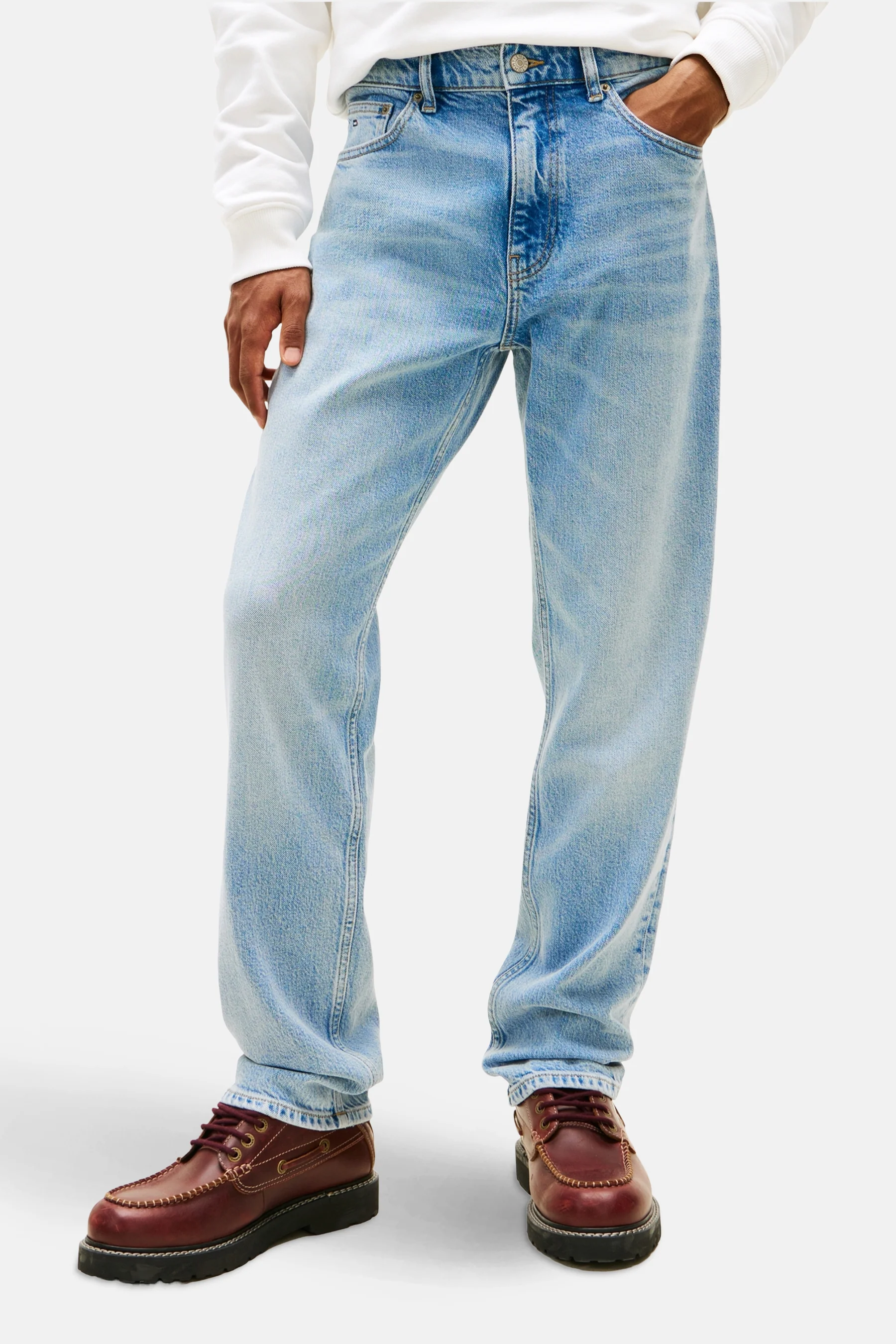 Jeans straight light blue denim - TOMMY JEANS