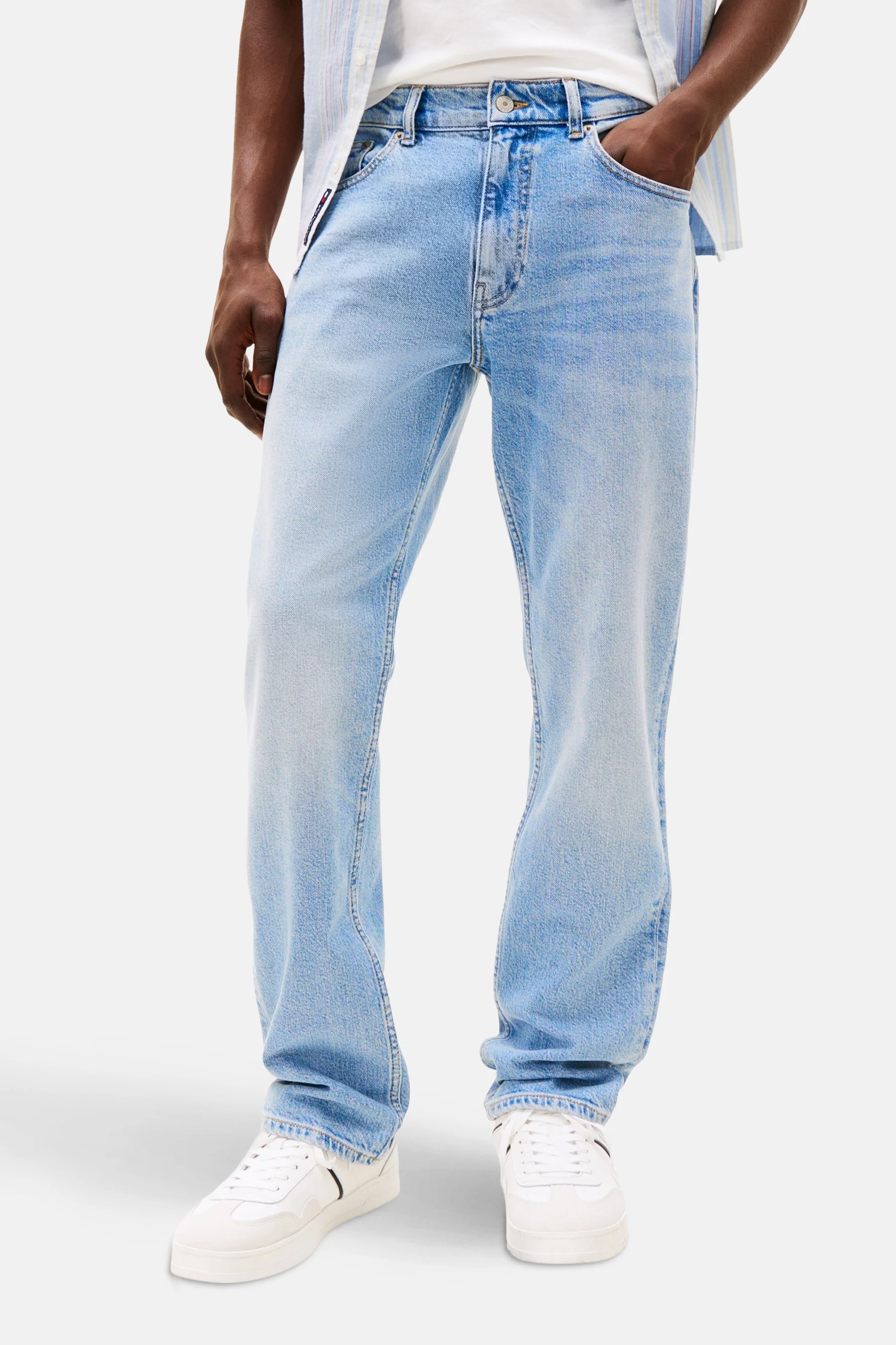Jeans straight light blue denim - TOMMY JEANS - Image 3