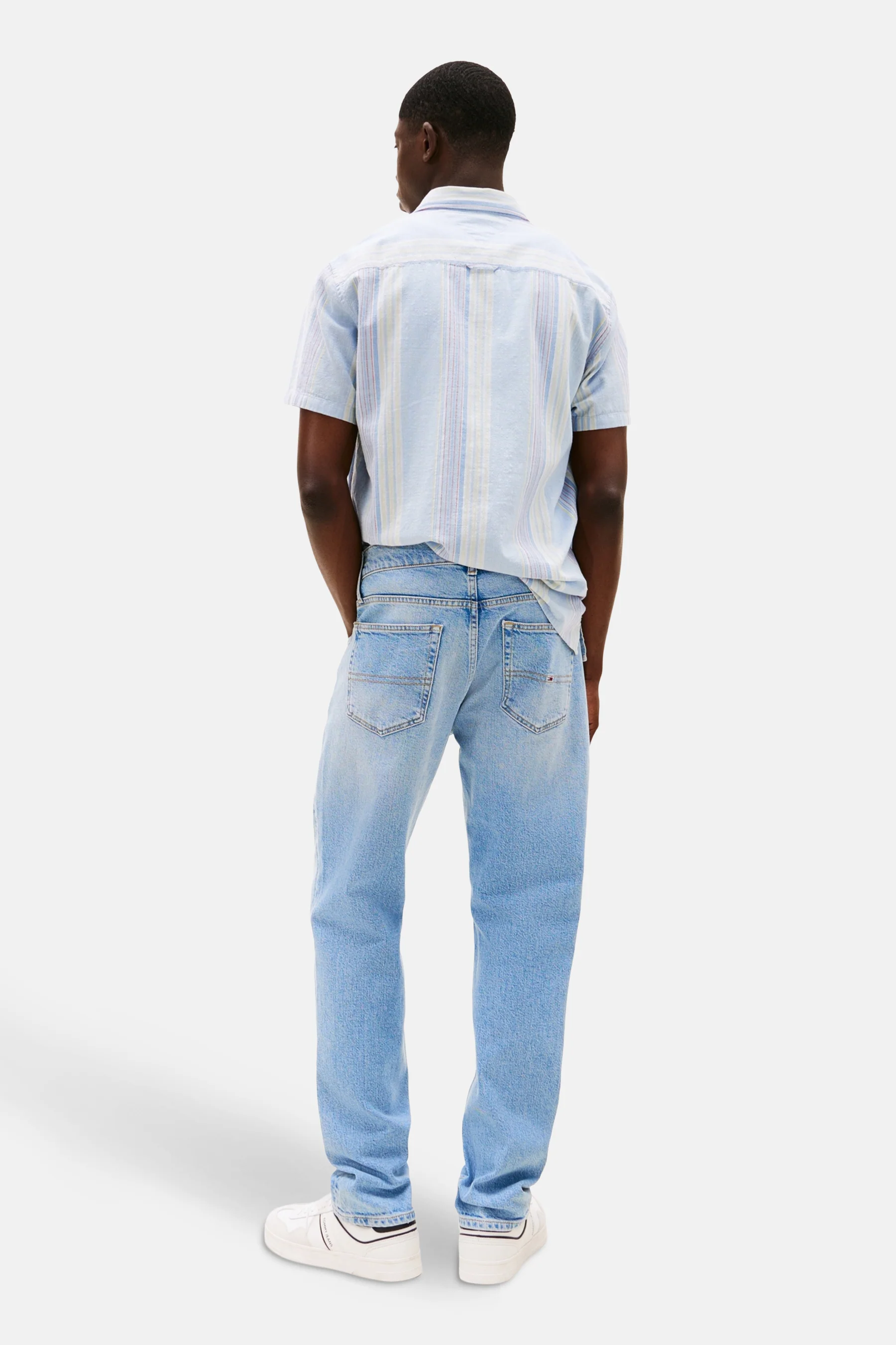 Jeans straight light blue denim - TOMMY JEANS - Image 6