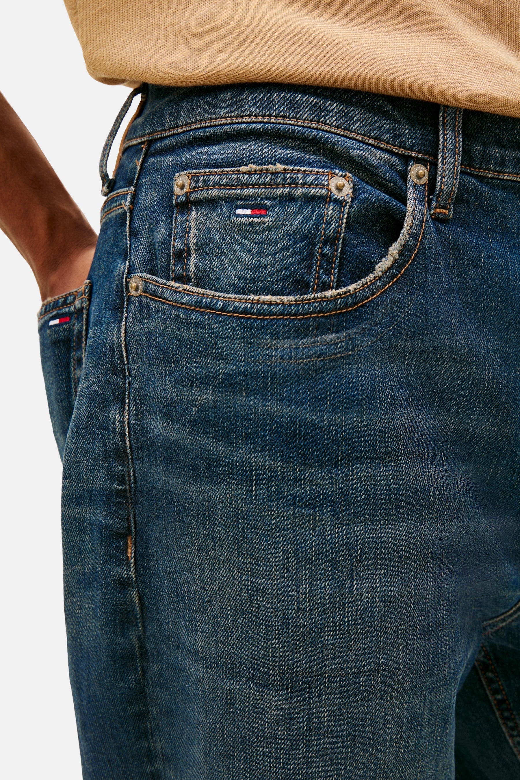 Jeans tapered dark blue denim - TOMMY JEANS - Image 4