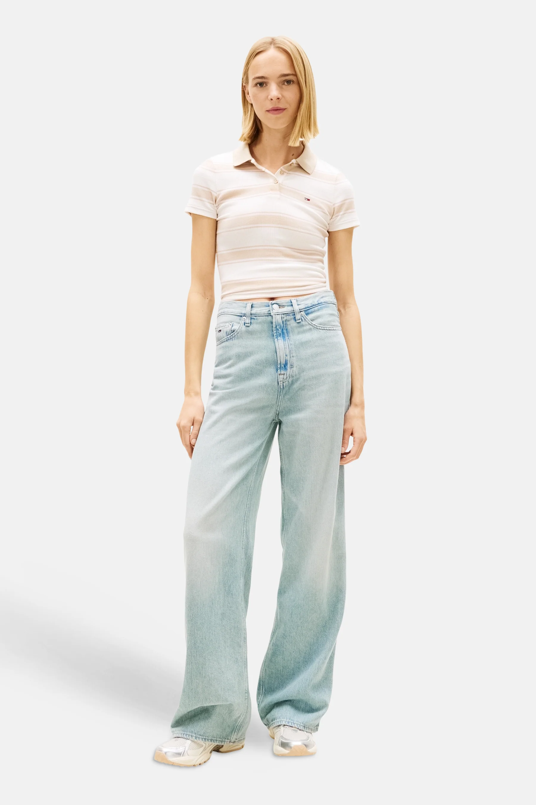 Jeans wide light blue denim - TOMMY JEANS - Image 2