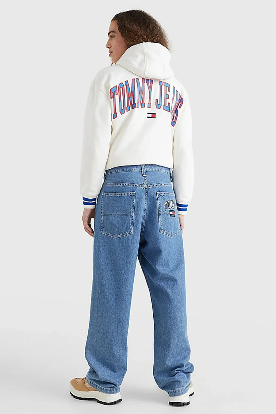 Wide jeans - mid blue denim - Image 4