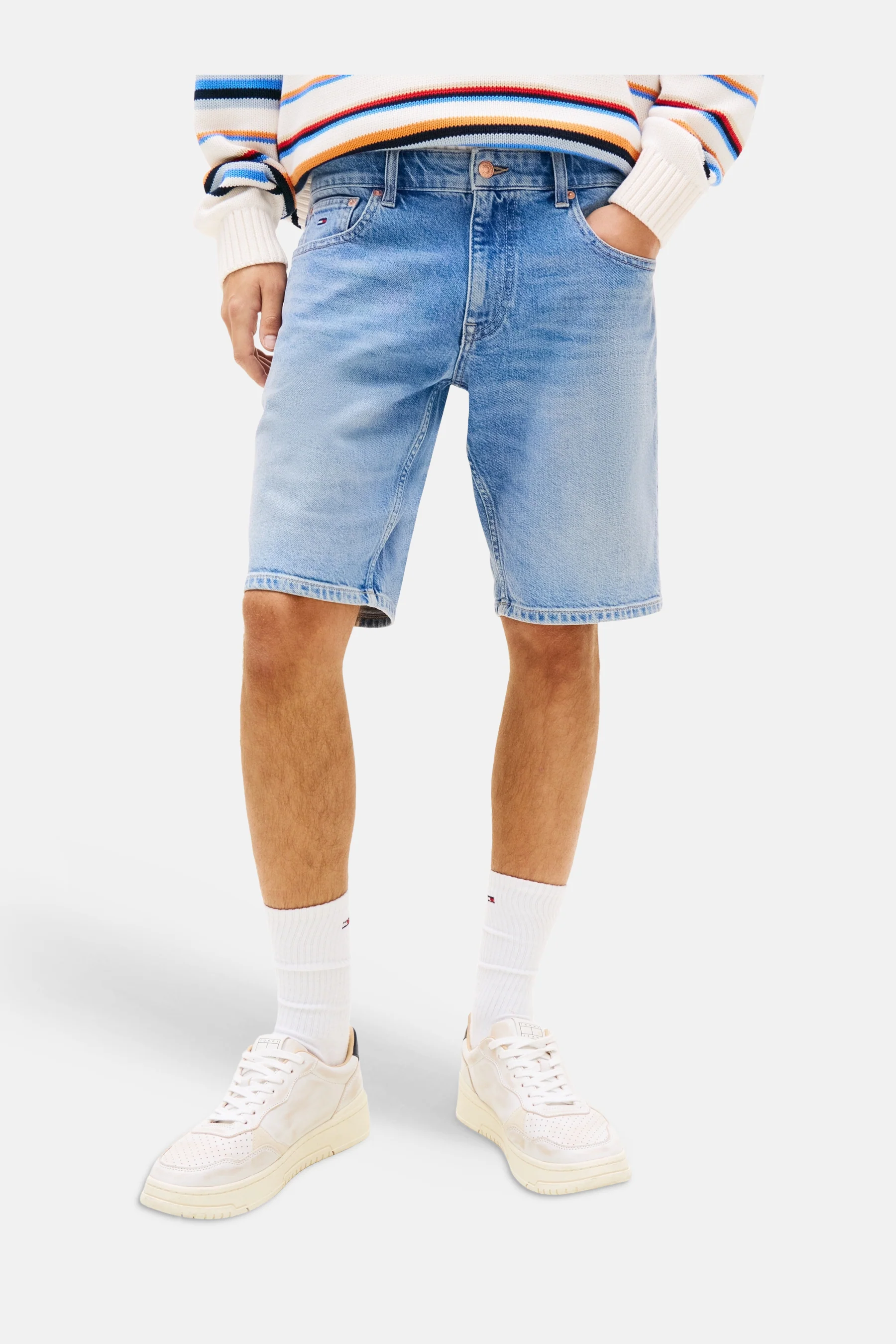 Jeansshort mid blue denim - TOMMY JEANS