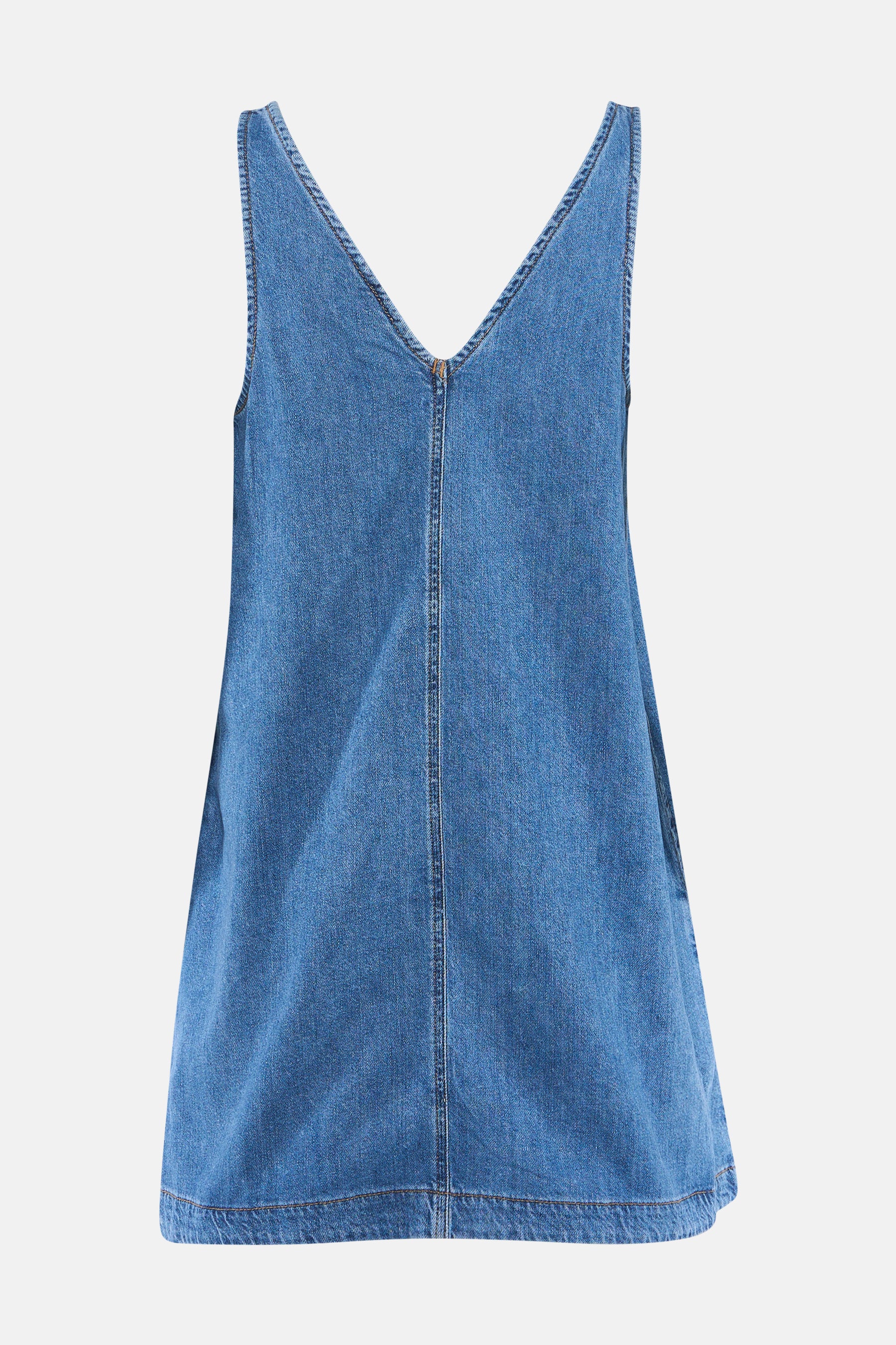 Kleedje met korte mouwen - mid blue denim - Image 5