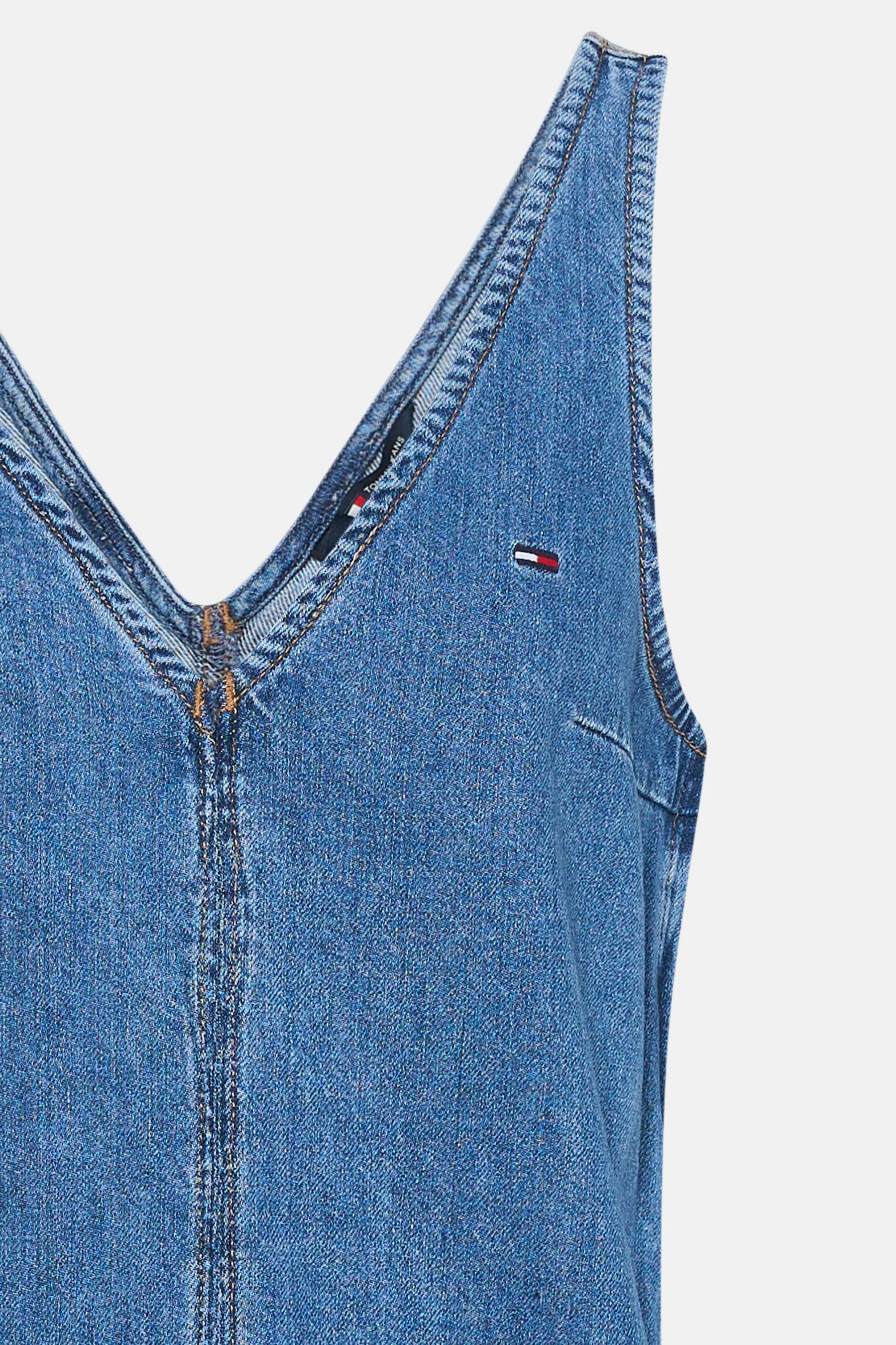 Kleedje met korte mouwen - mid blue denim - Image 6