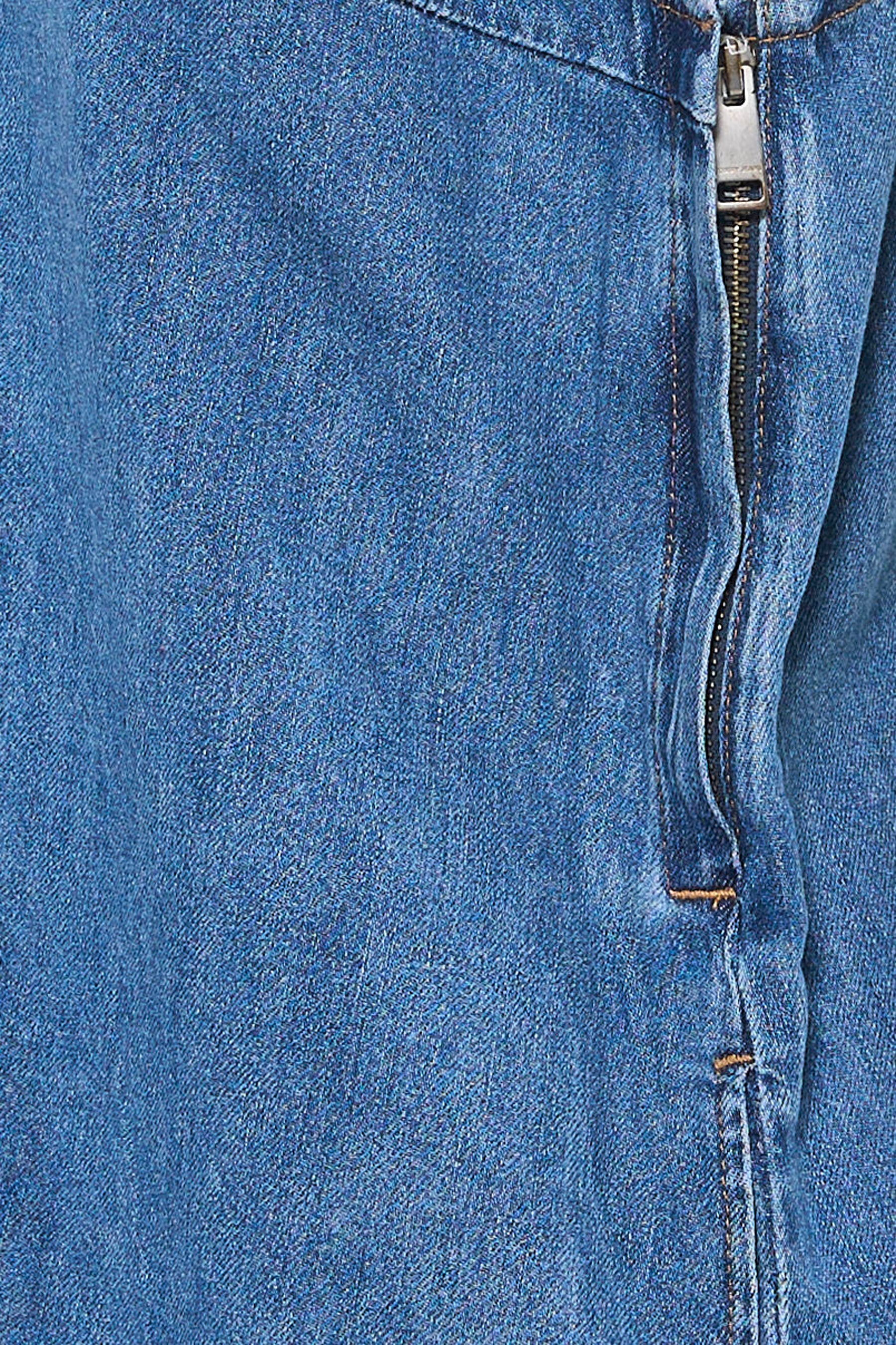 Kleedje met korte mouwen - mid blue denim - Image 7