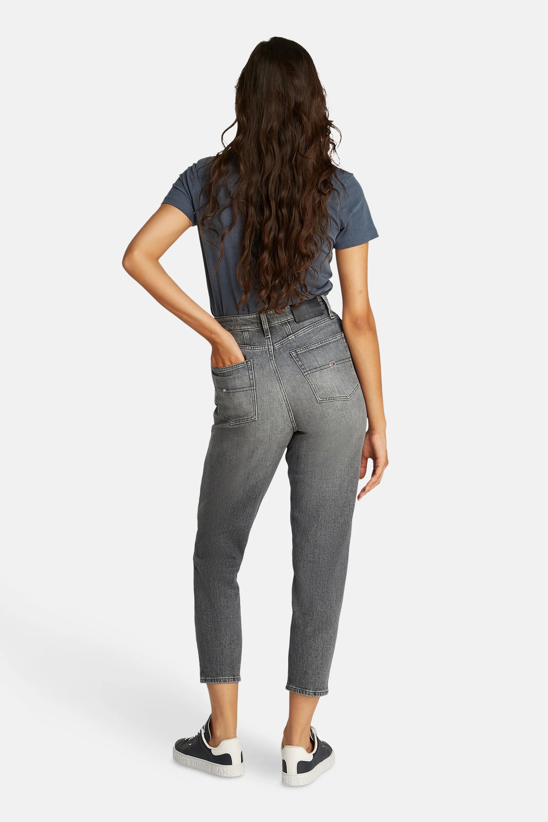 Mom Jeans mid grey denim - TOMMY JEANS - Image 4