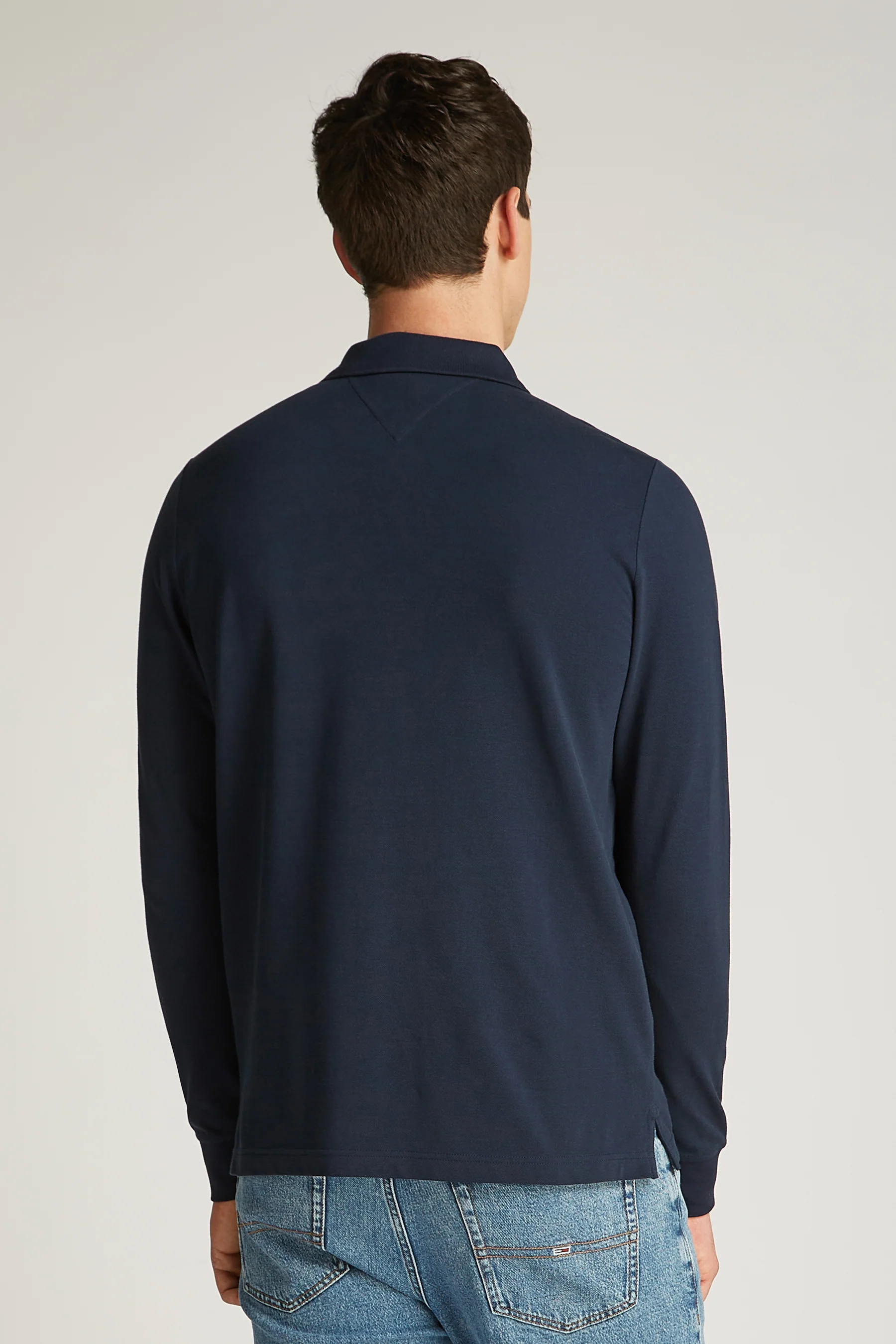 Polo met lange mouwen - blauw - Image 3