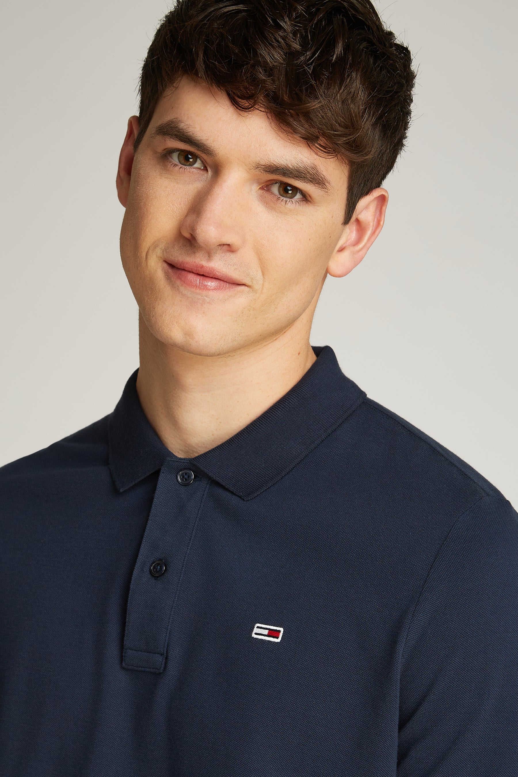 Polo met lange mouwen - blauw - Image 4