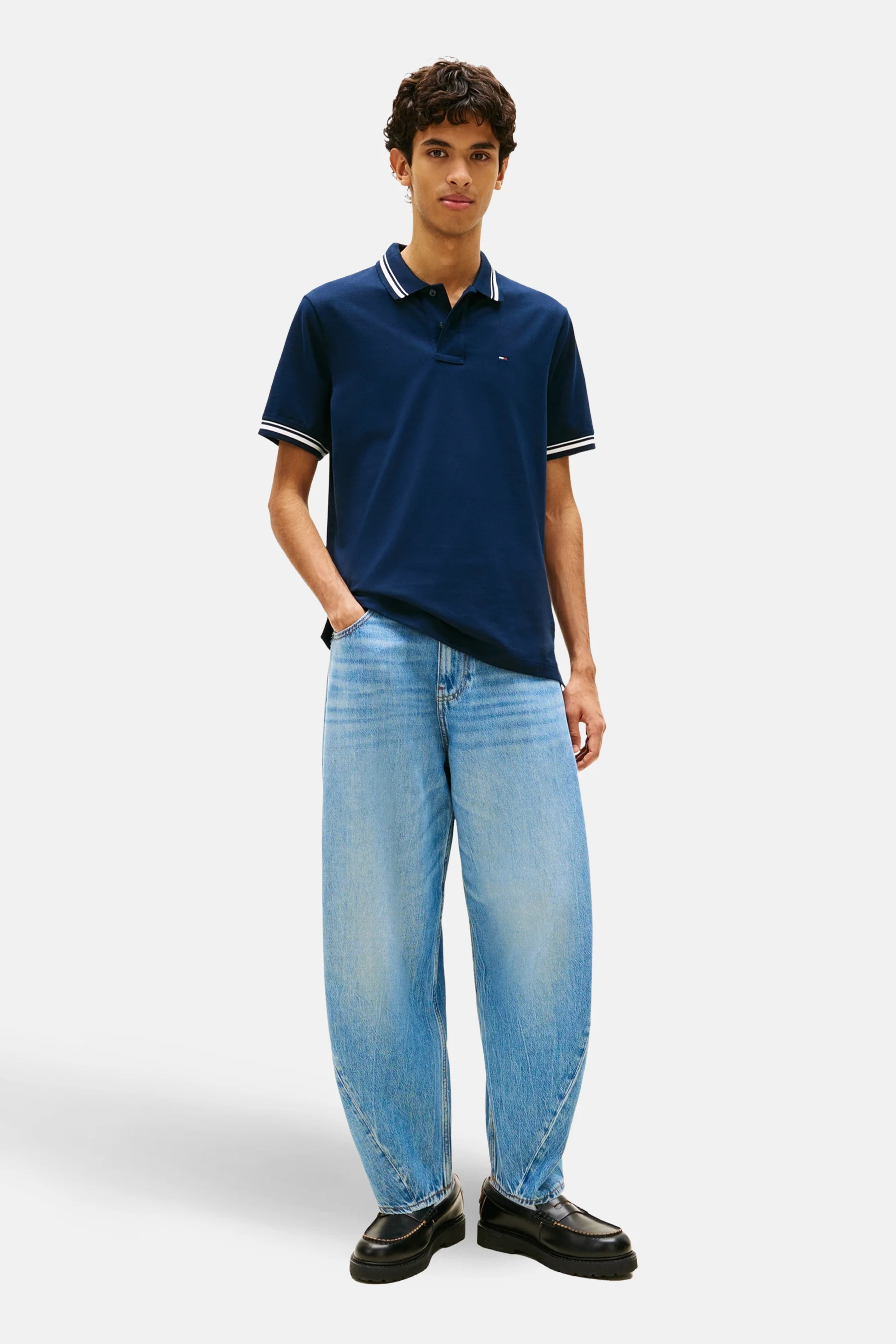 Polo met korte mouwen - blauw - Image 2