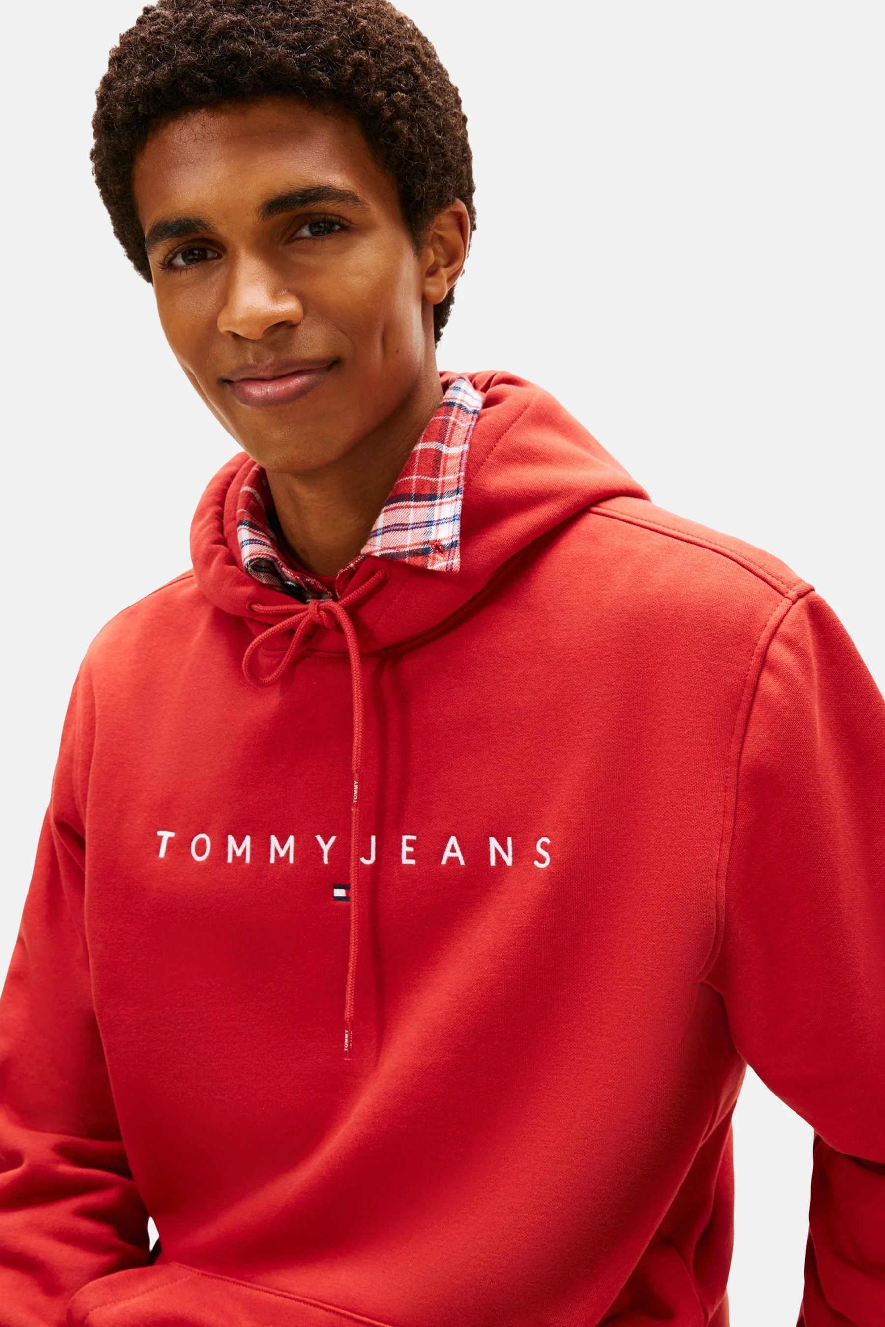 Sweater met kap rood - TOMMY JEANS - Image 4