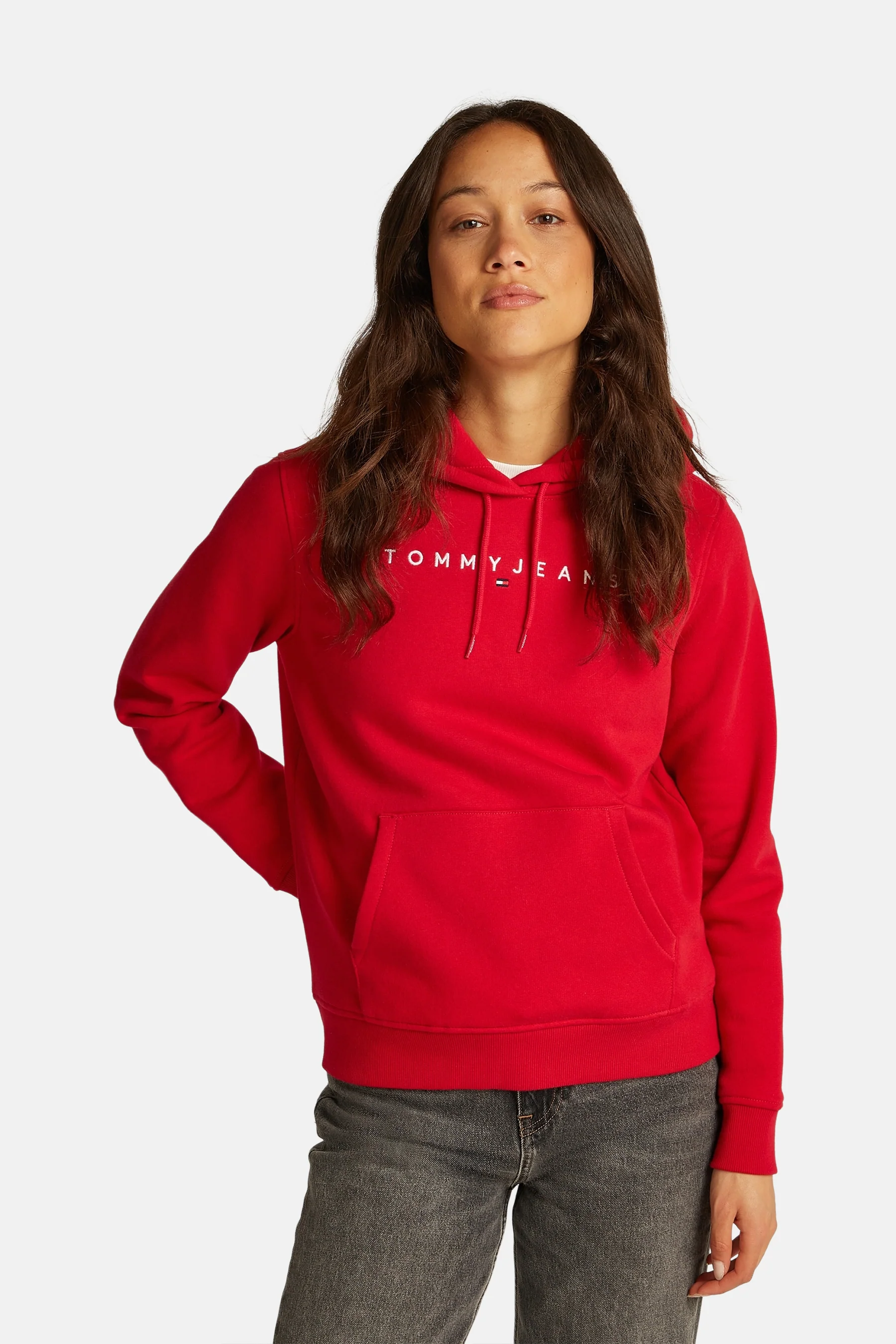 Sweater met kap - rood