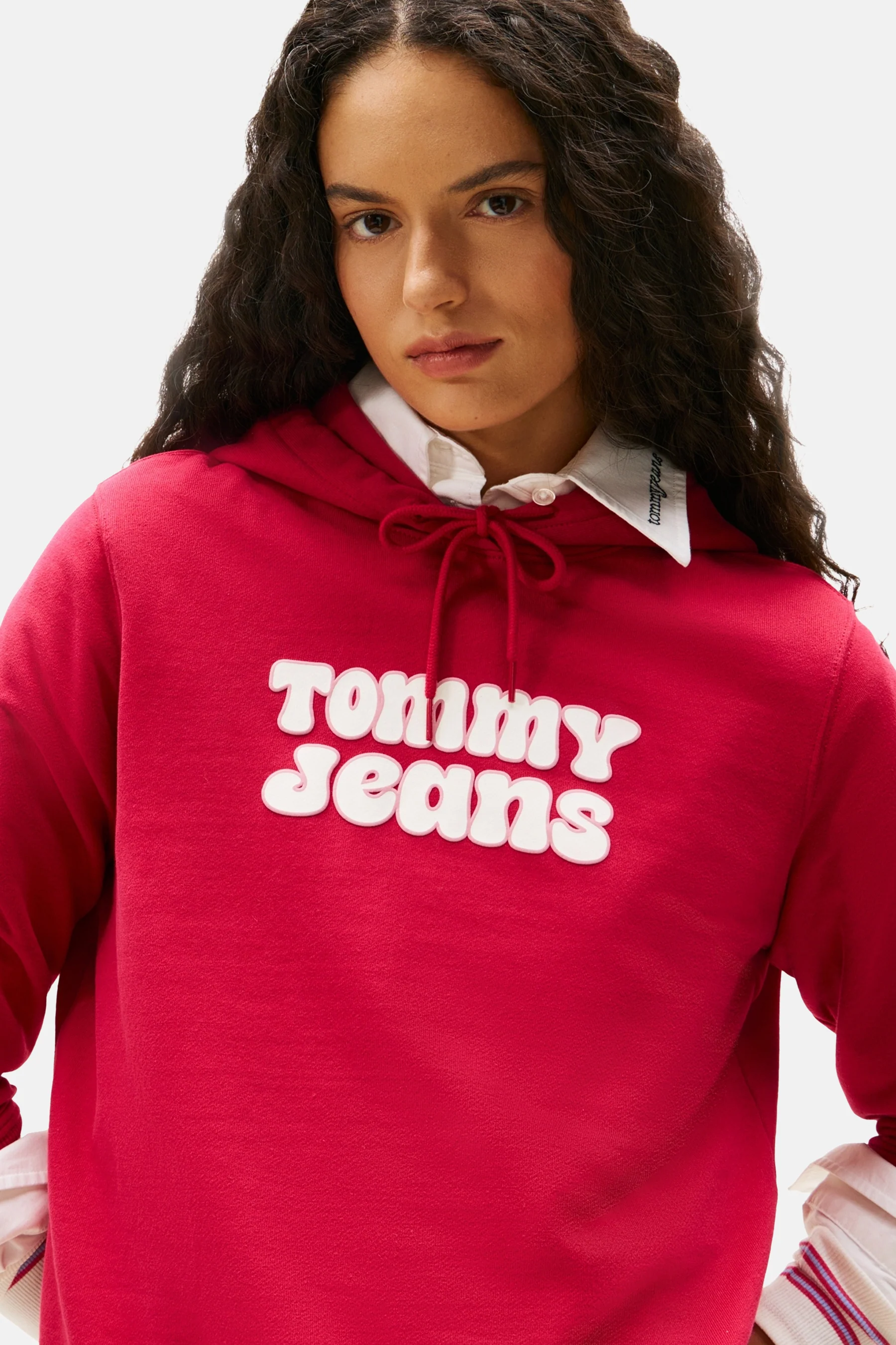 Sweater met kap - roze - Image 5