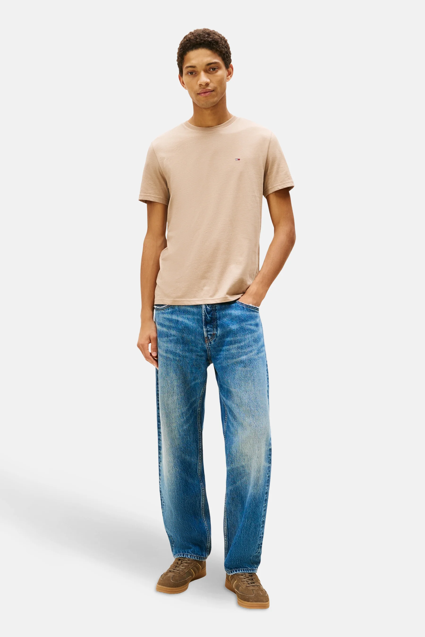 T-shirt met korte mouwen - beige - Image 2