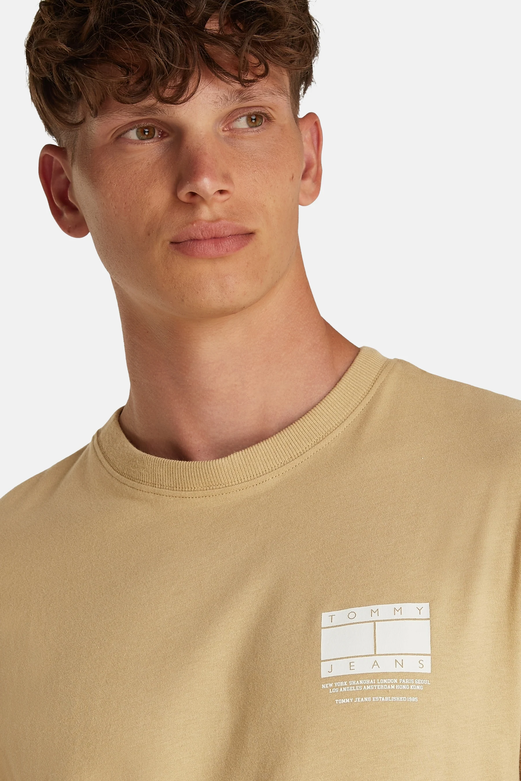 T-shirt met korte mouwen - beige - Image 4