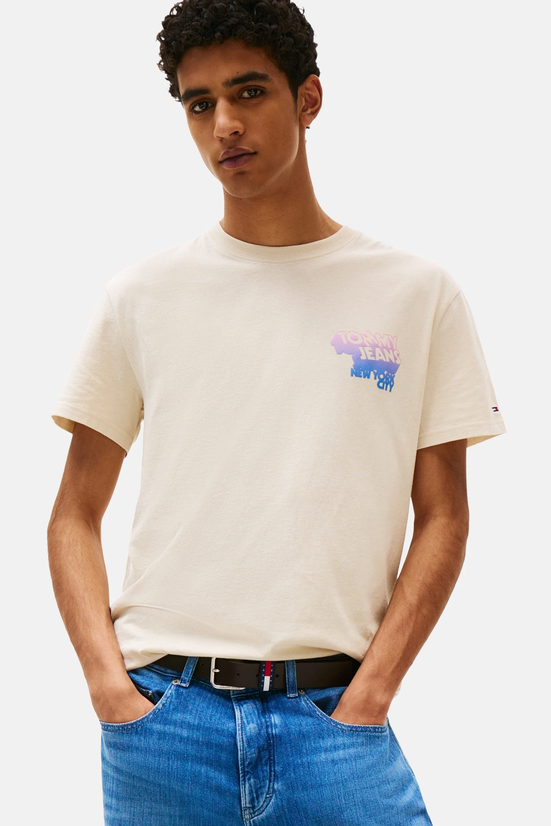 T-shirt met korte mouwen - beige