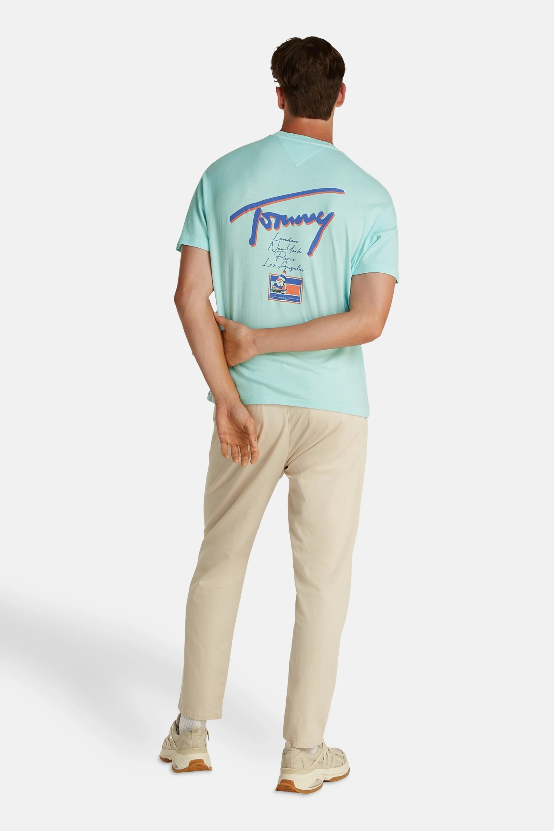 T-shirt met korte mouwen - Turquoise - Image 3