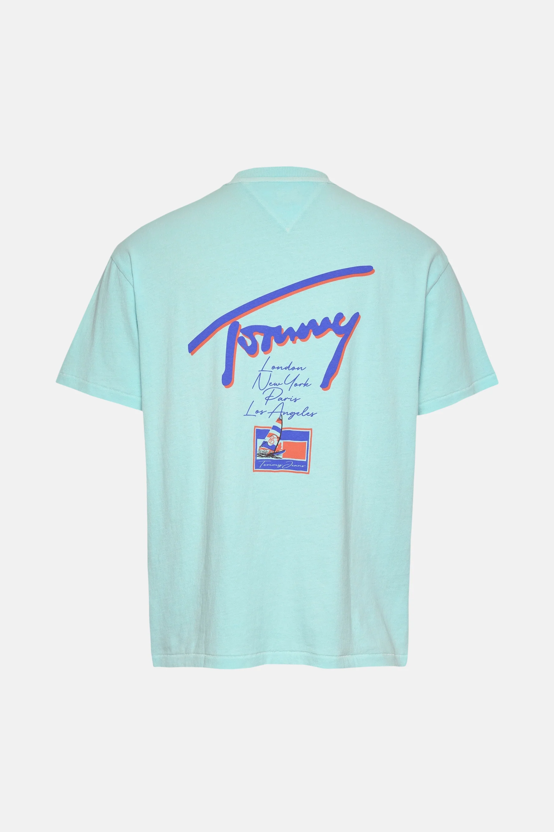 T-shirt met korte mouwen - Turquoise - Image 5