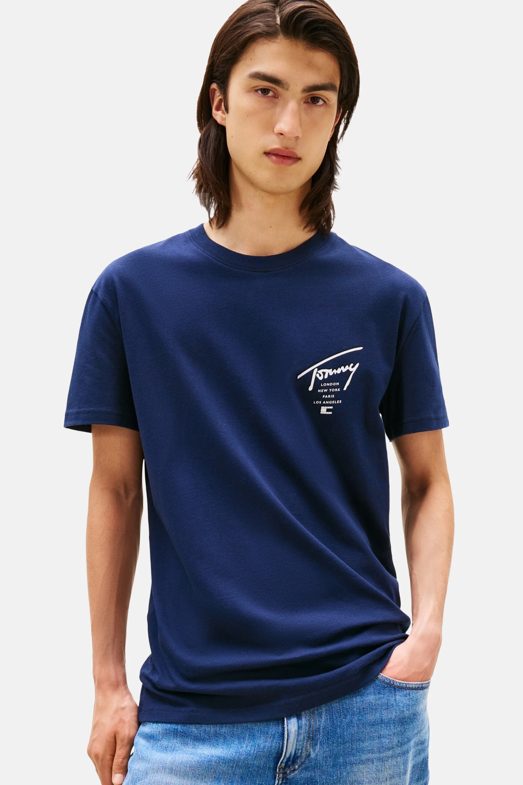 T-shirt met korte mouwen - blauw