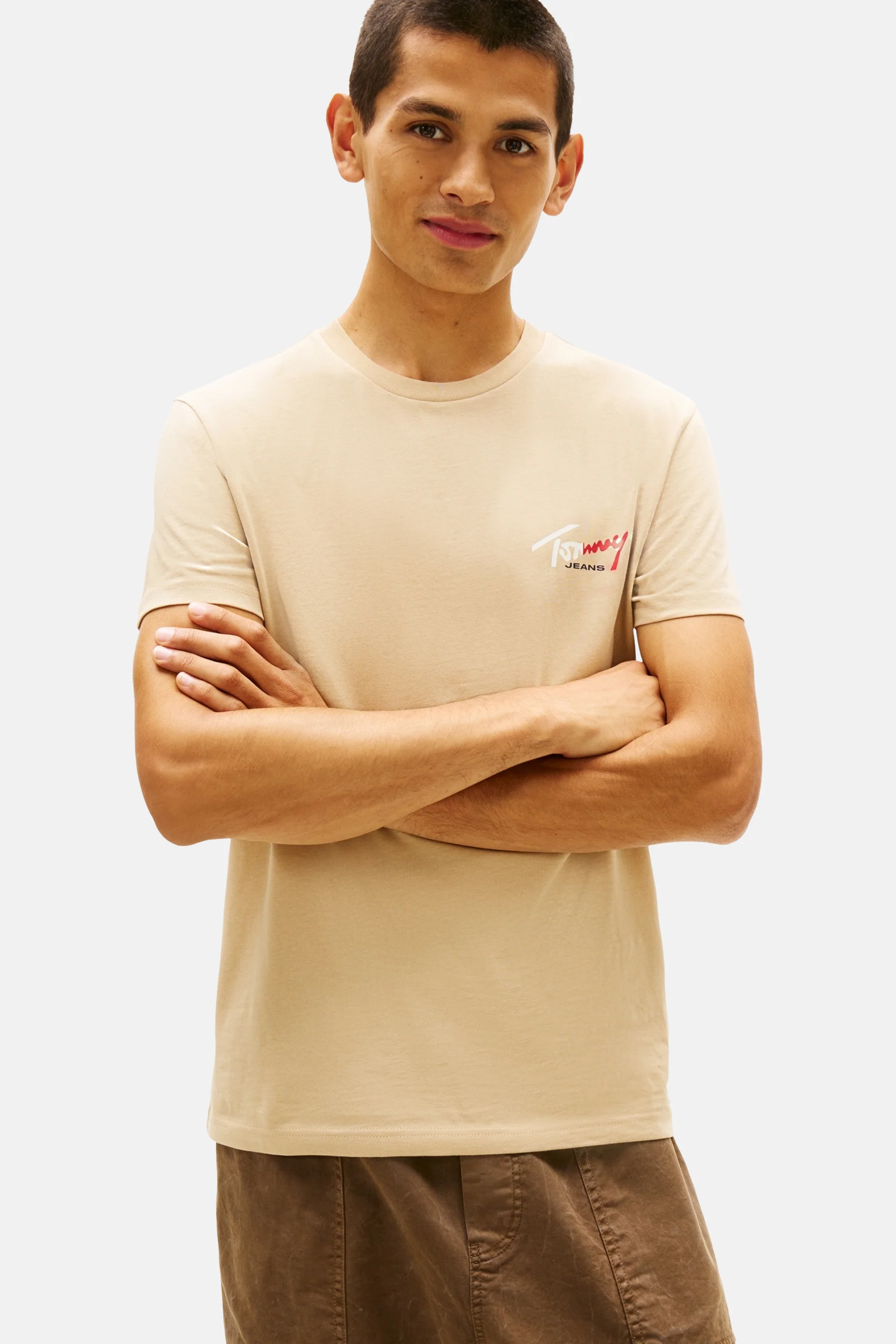 T-shirt met korte mouwen - Beige