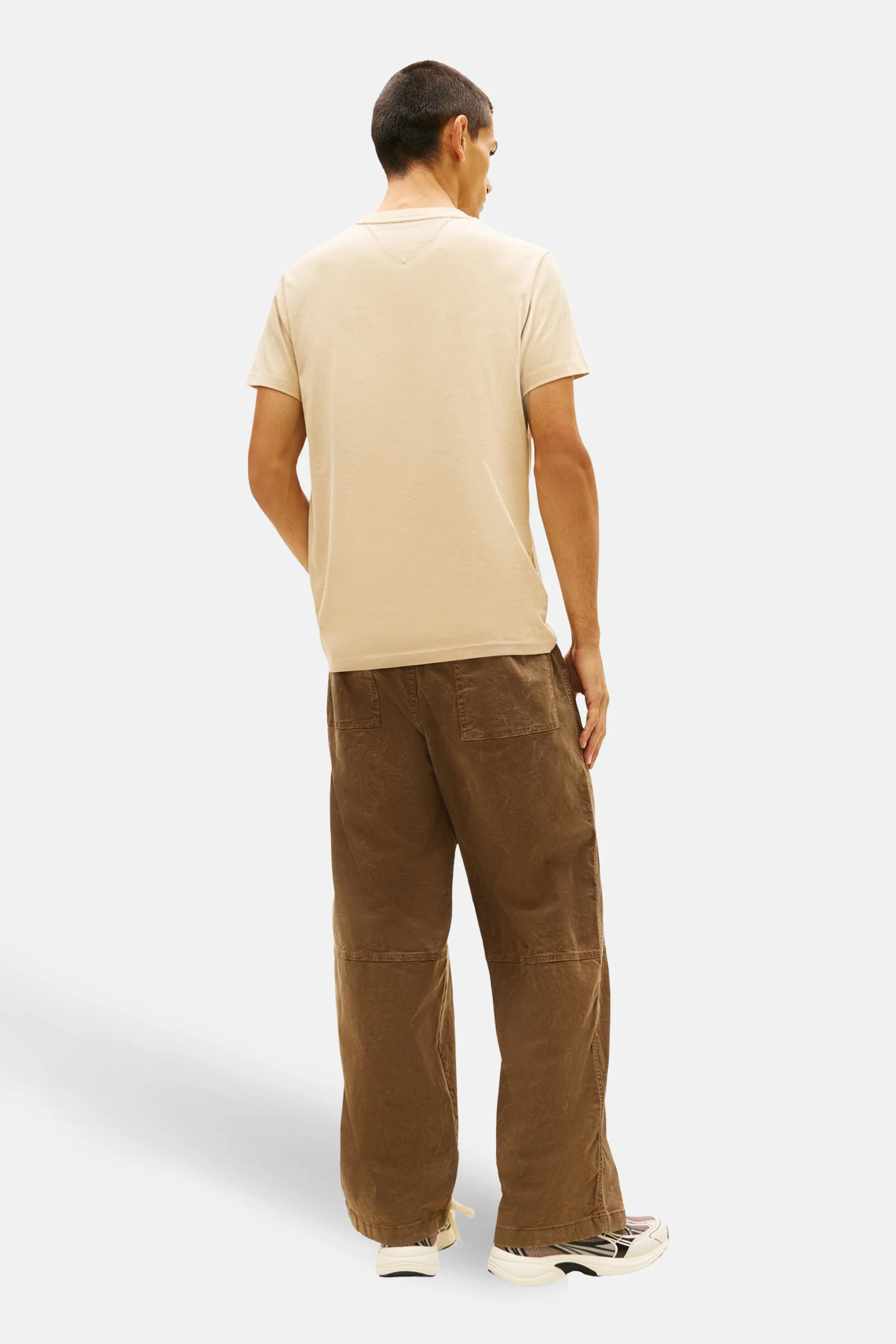 T-shirt met korte mouwen - Beige - Image 3