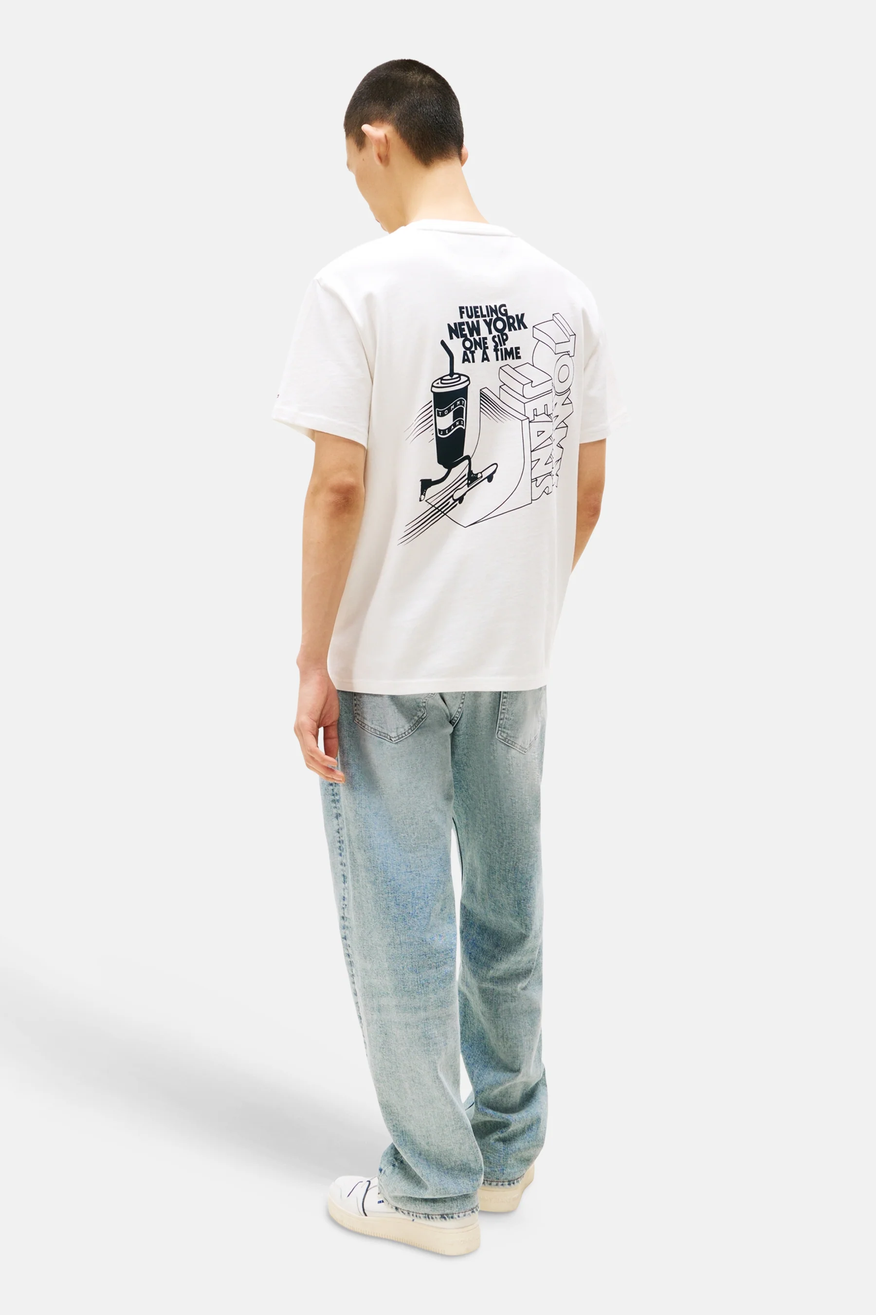 T-shirt met korte mouwen - Wit - Image 3