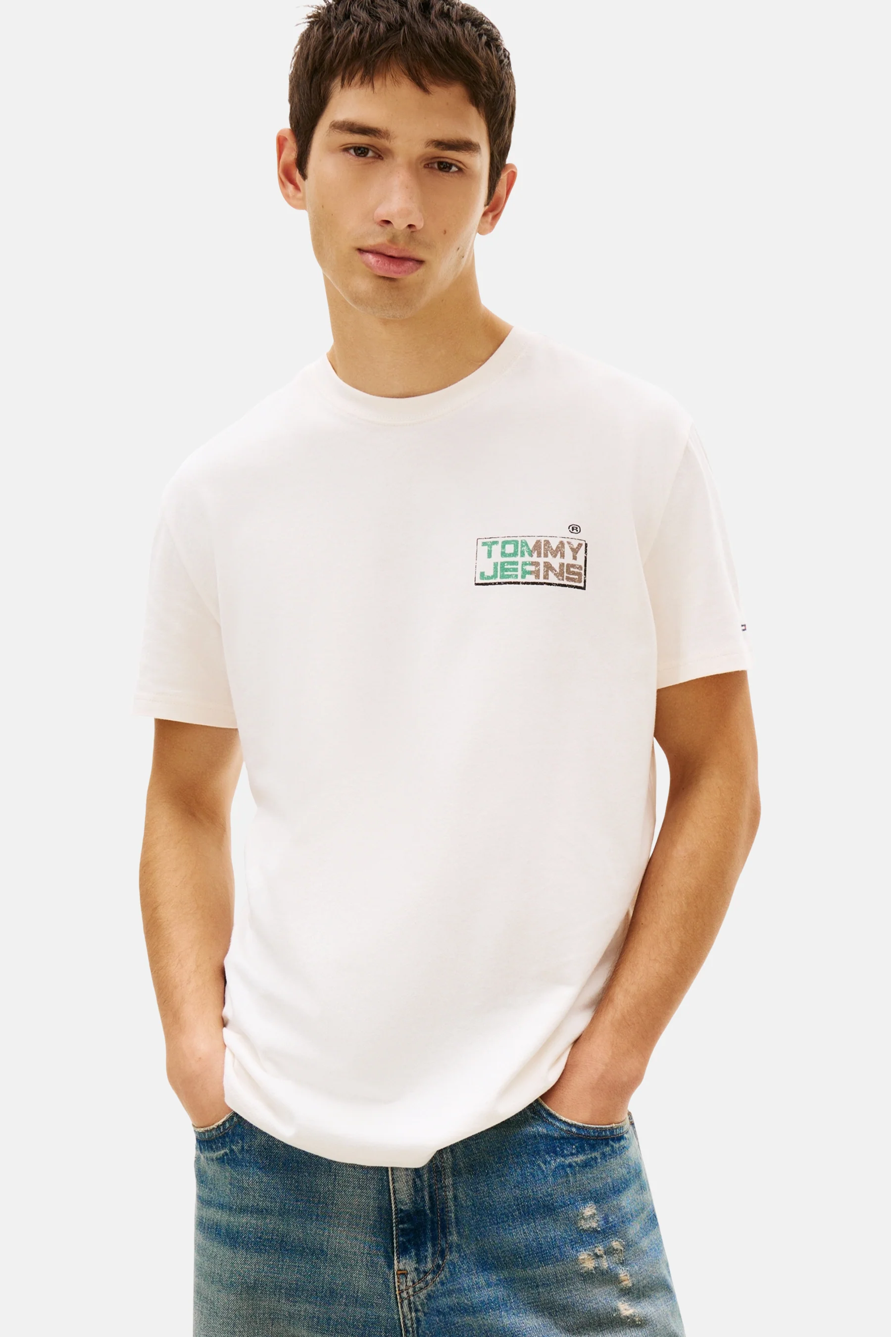 T-shirt met korte mouwen - ecru