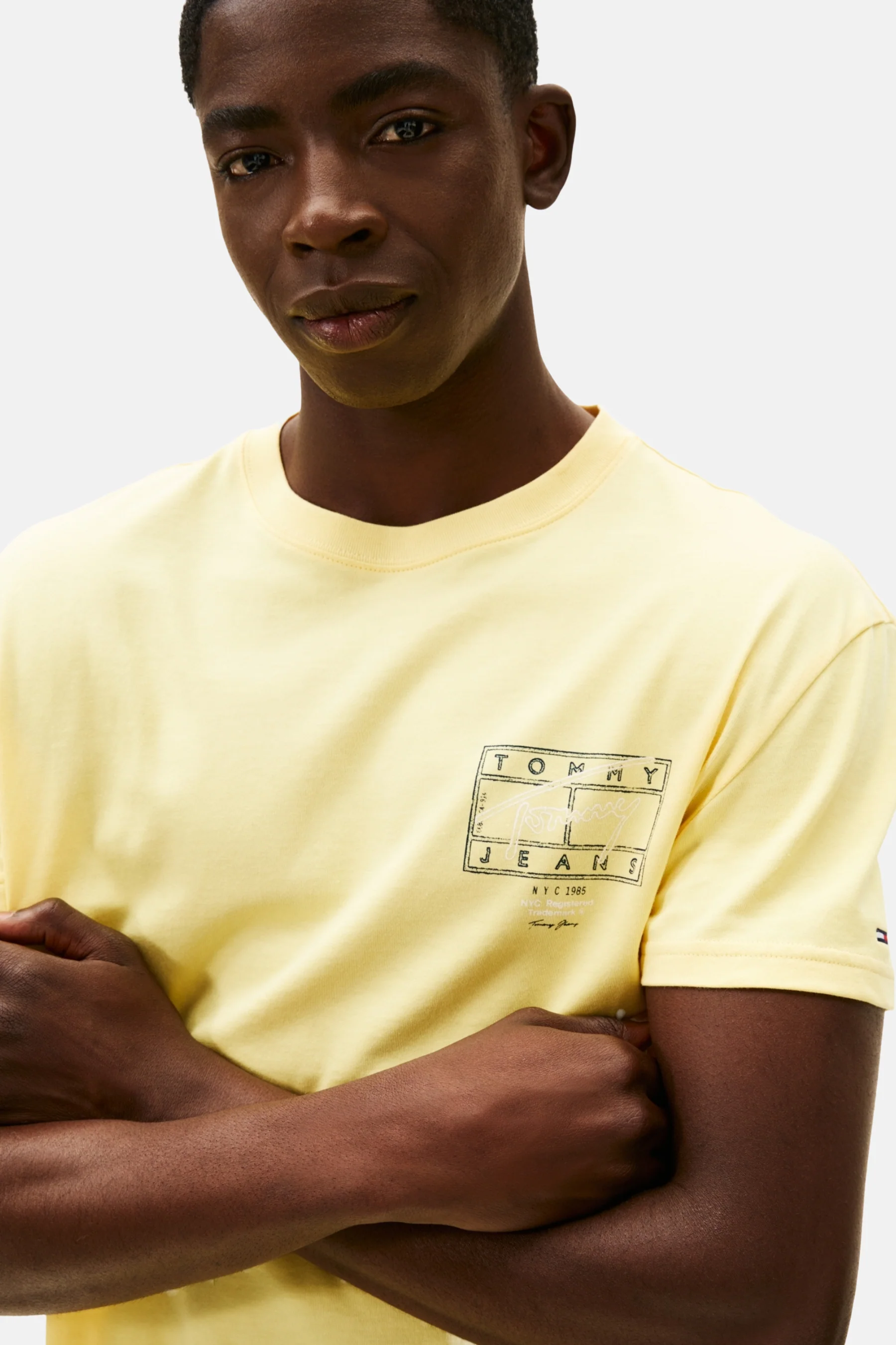 T-shirt met korte mouwen - geel - Image 5