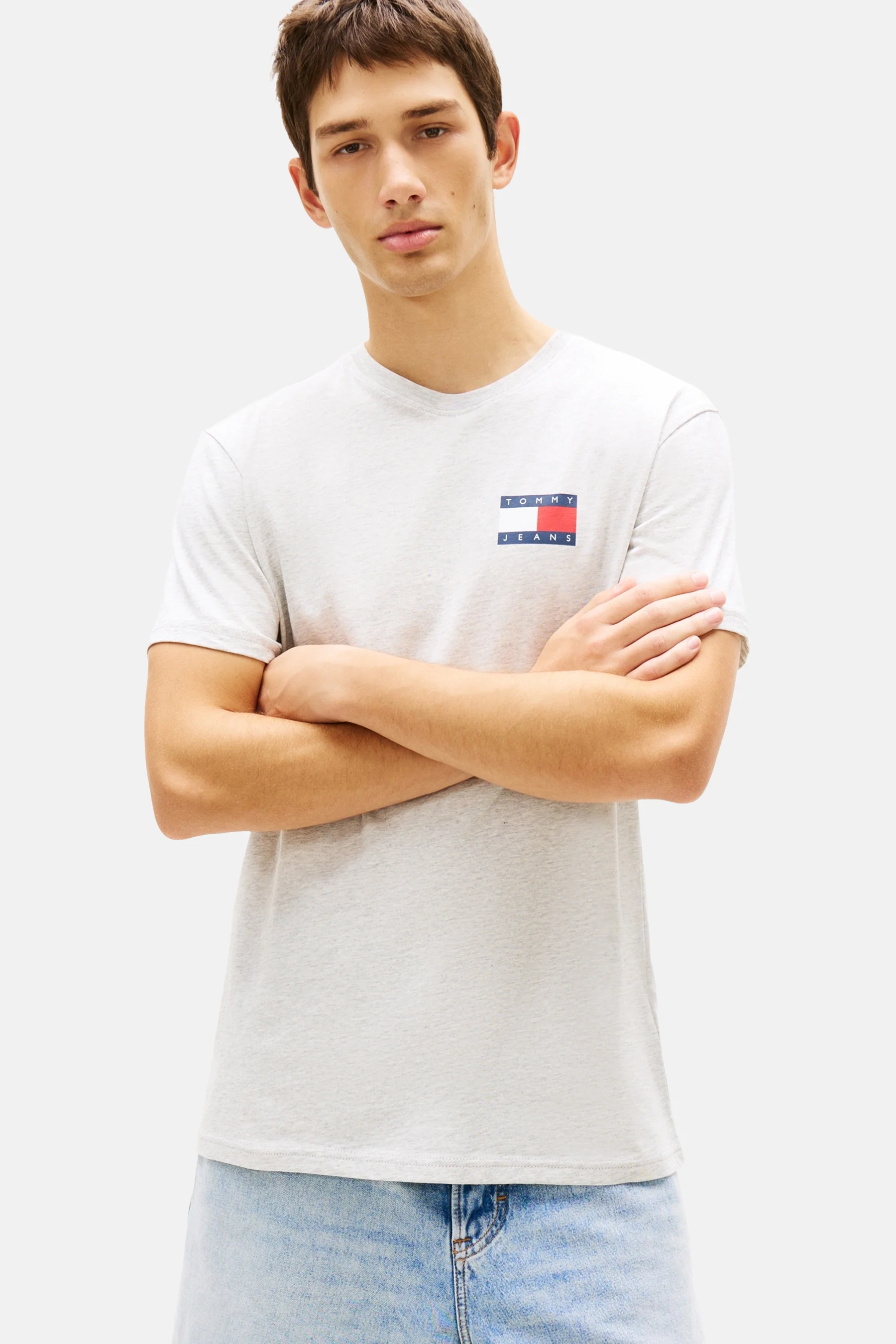 T-shirt met korte mouwen - grijs
