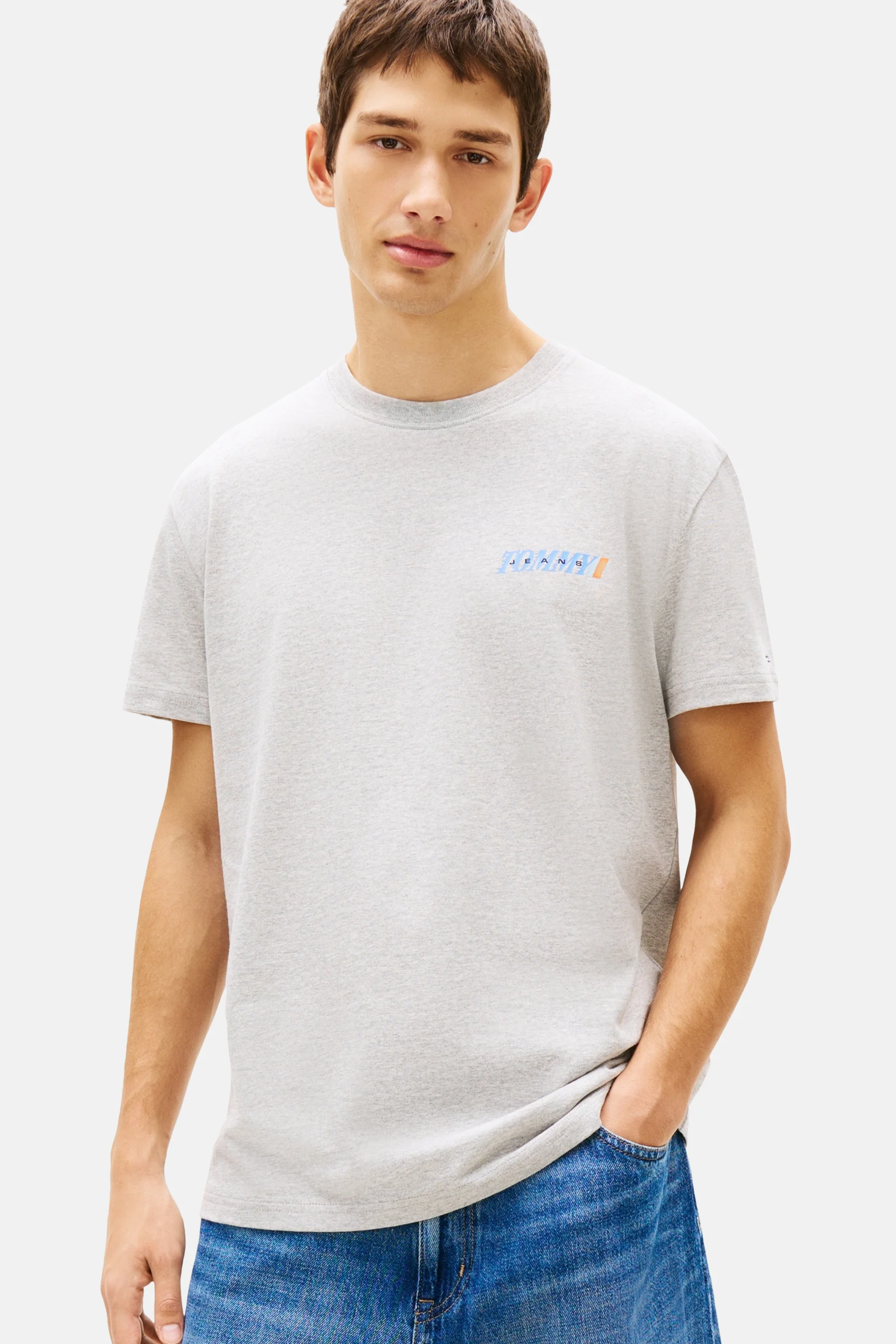 T-shirt met korte mouwen - grijs