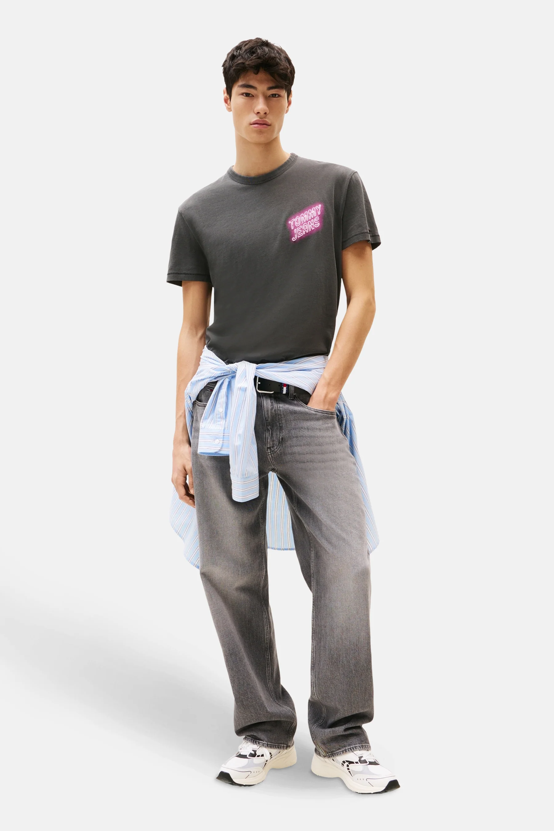 T-shirt met korte mouwen - Grijs - Image 3