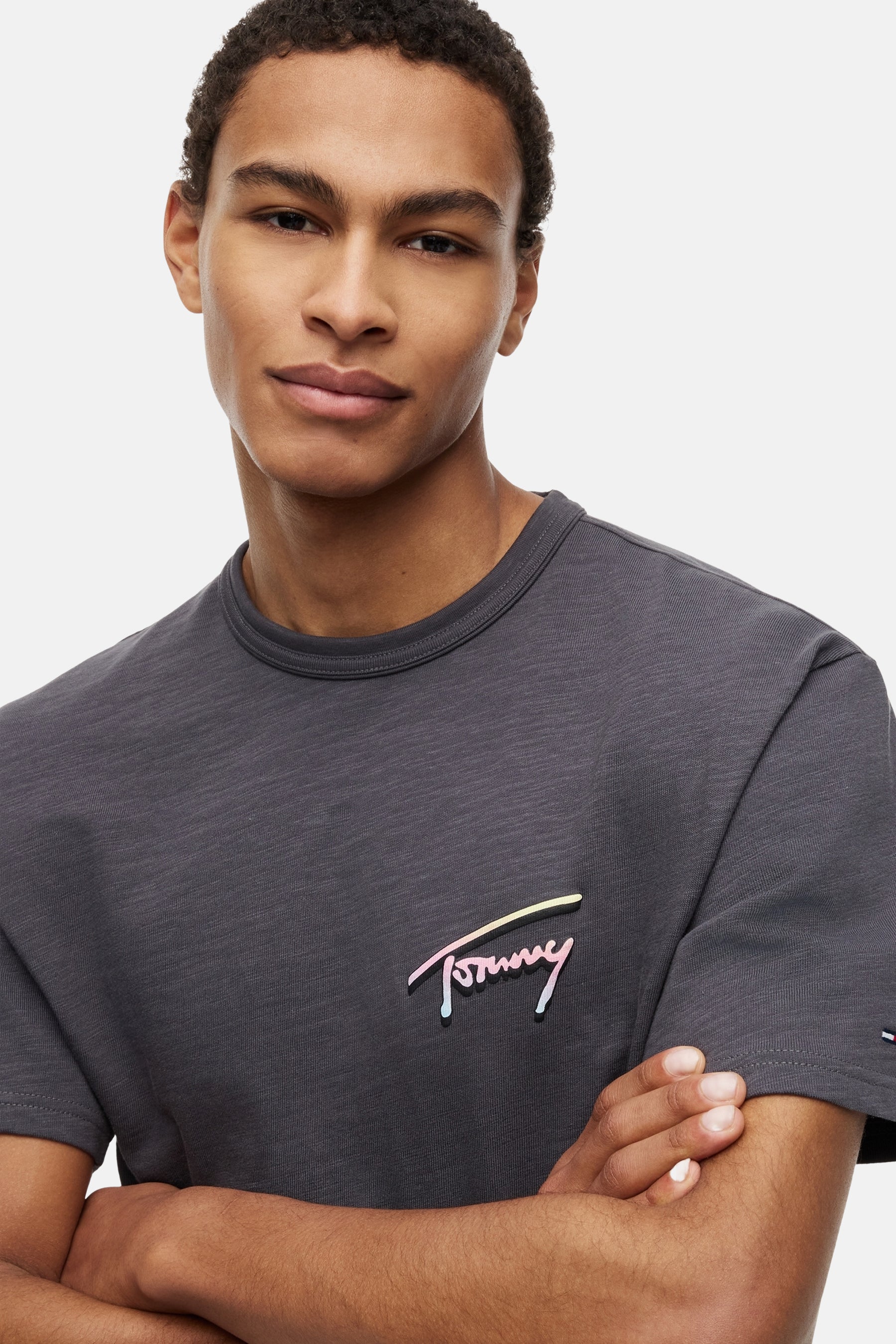 T-shirt met korte mouwen - Grijs - Image 2