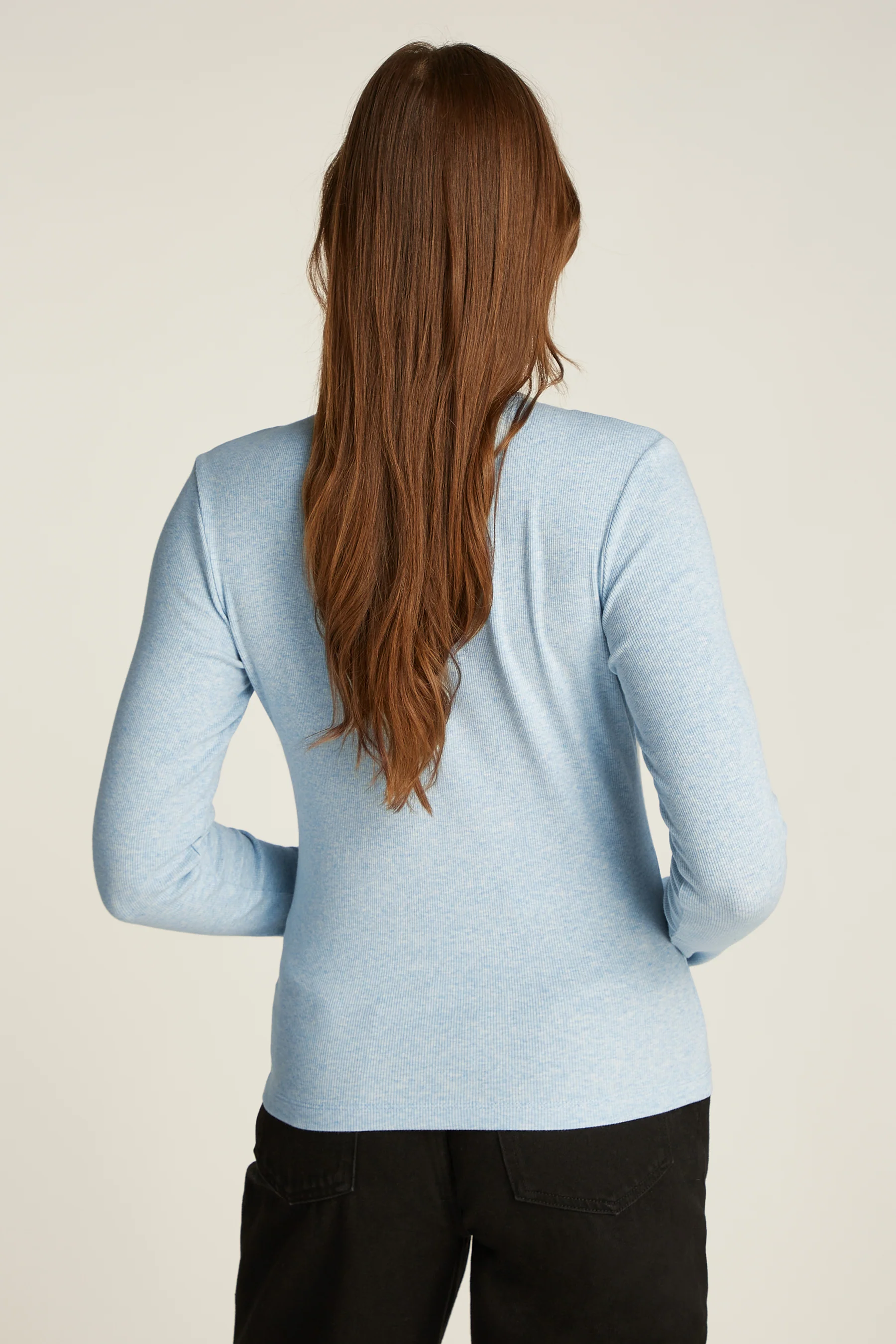 Top (lange mouwen) blauw - TOMMY JEANS - Image 3