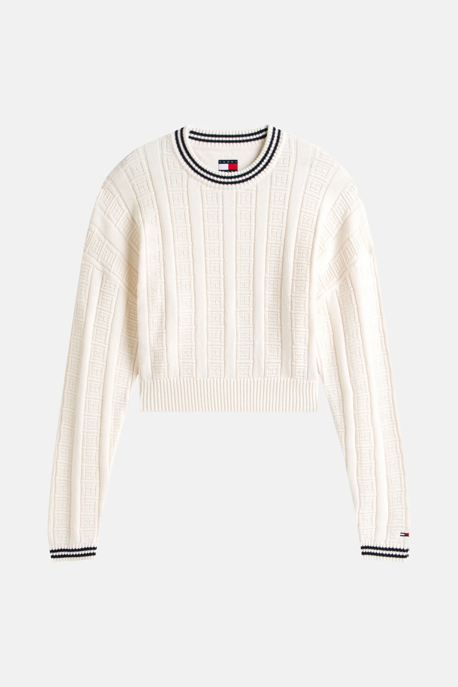 Pull met ronde hals - wit - Image 4
