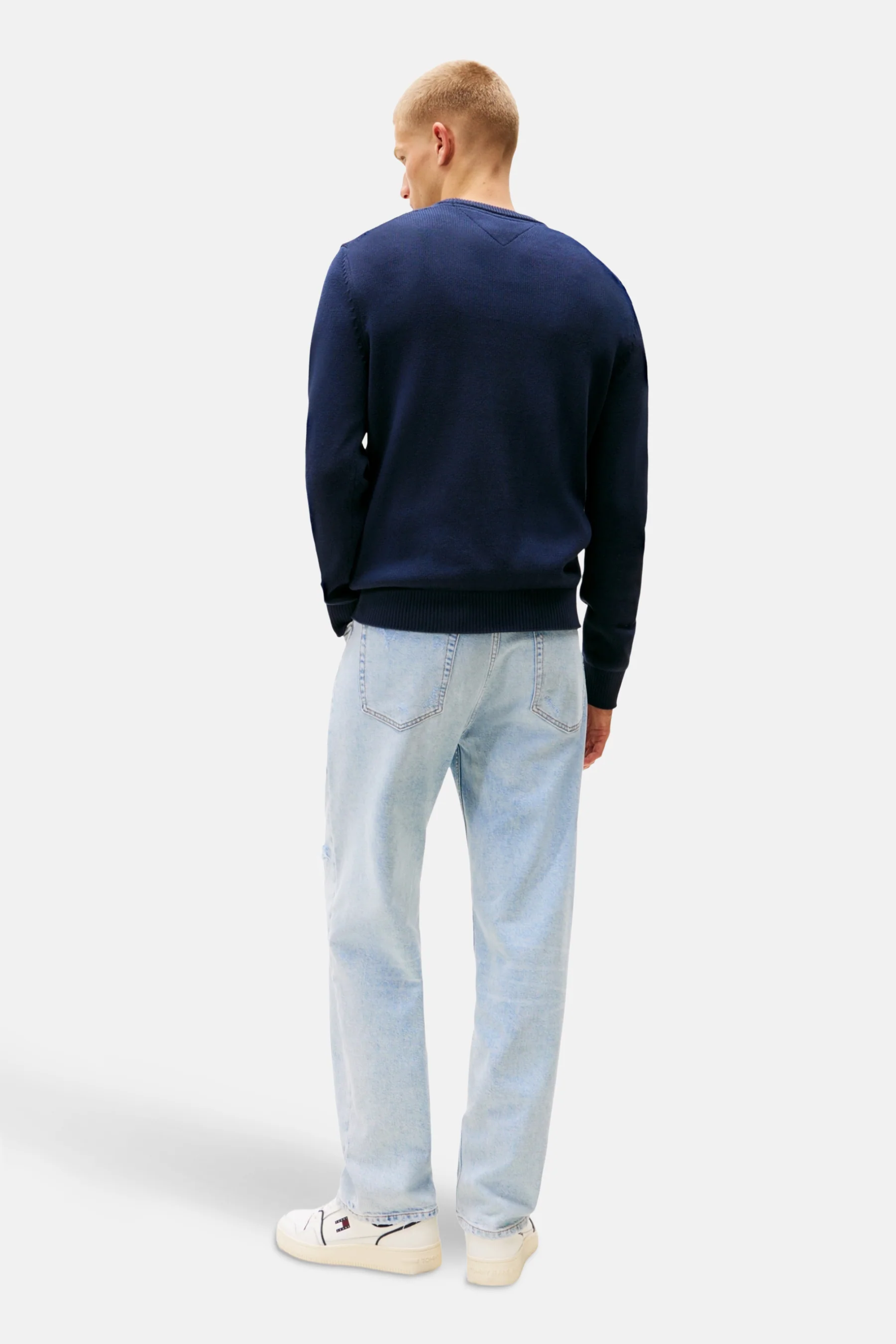 Pull met ronde hals - blauw - Image 3