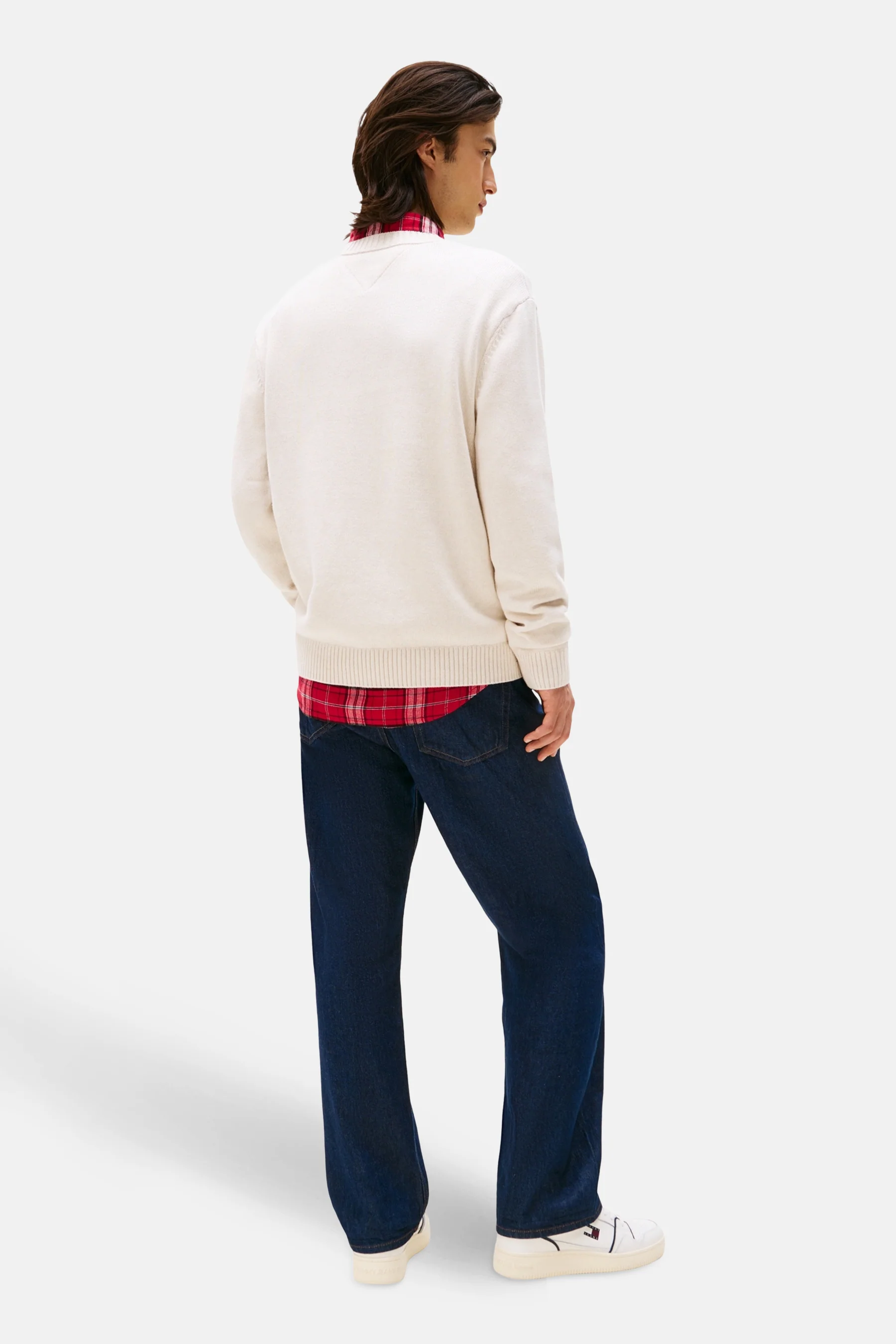 Pull met ronde hals - ecru - Image 3