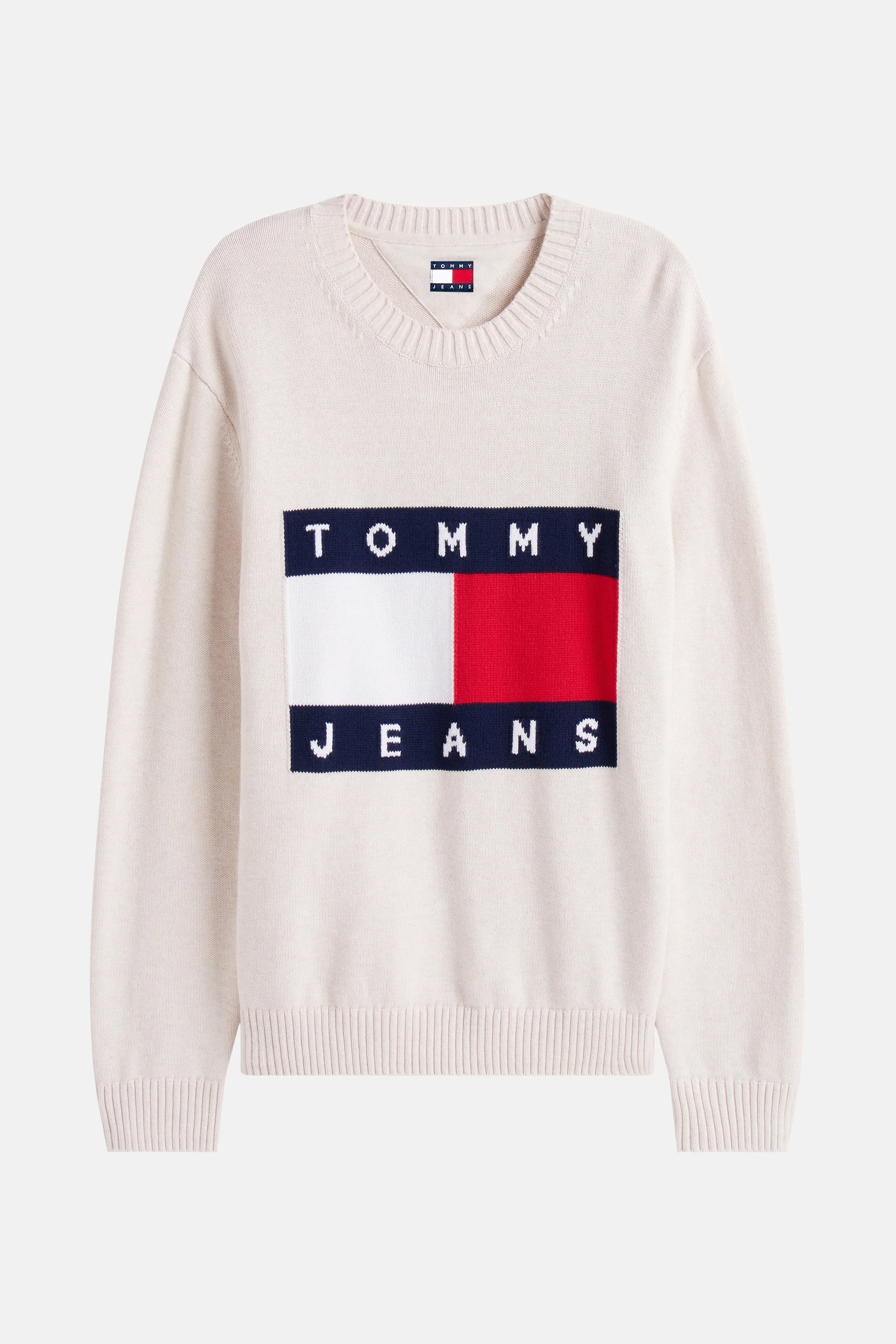 Pull met ronde hals - ecru - Image 4