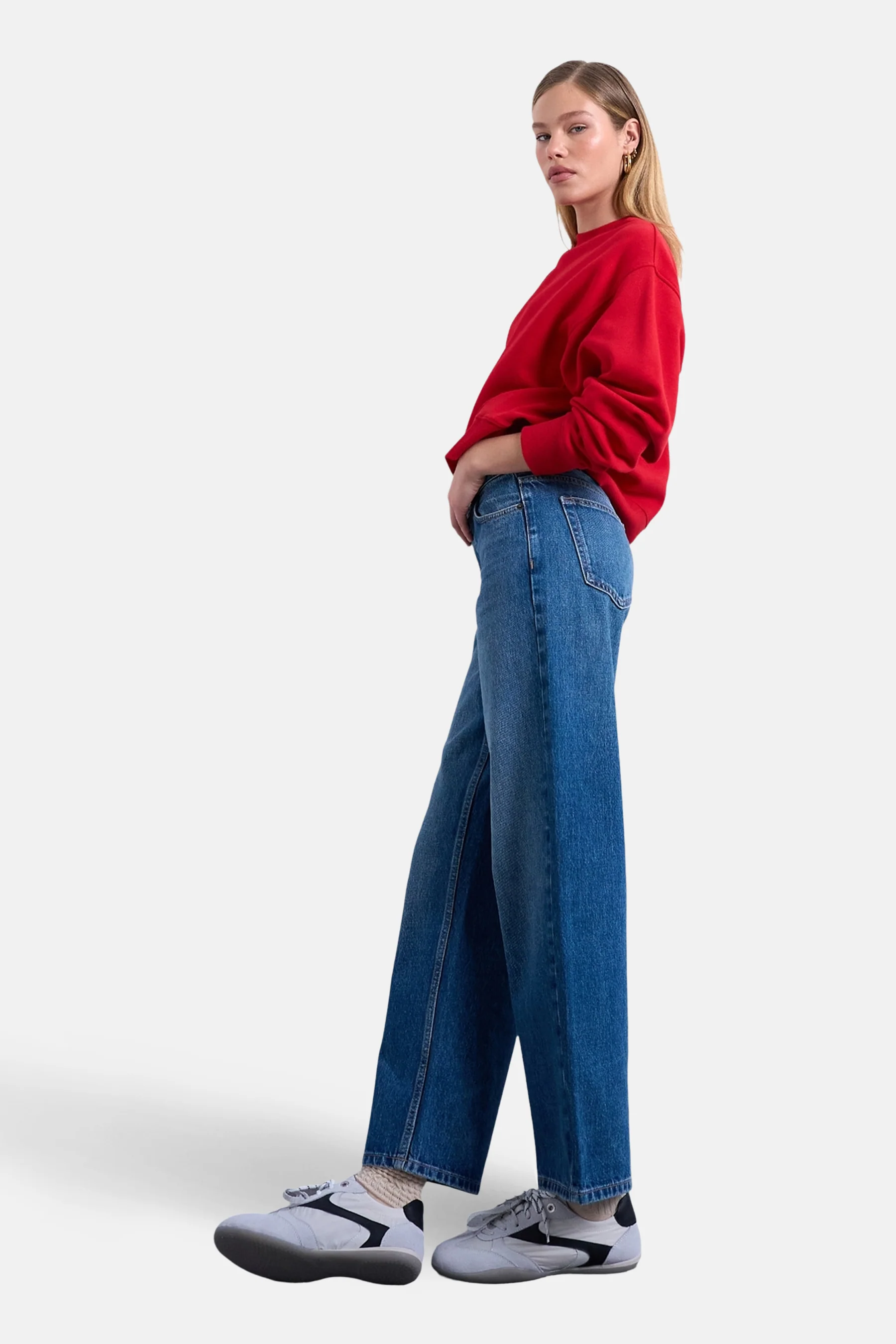 Jeans - mid blue denim - Image 2