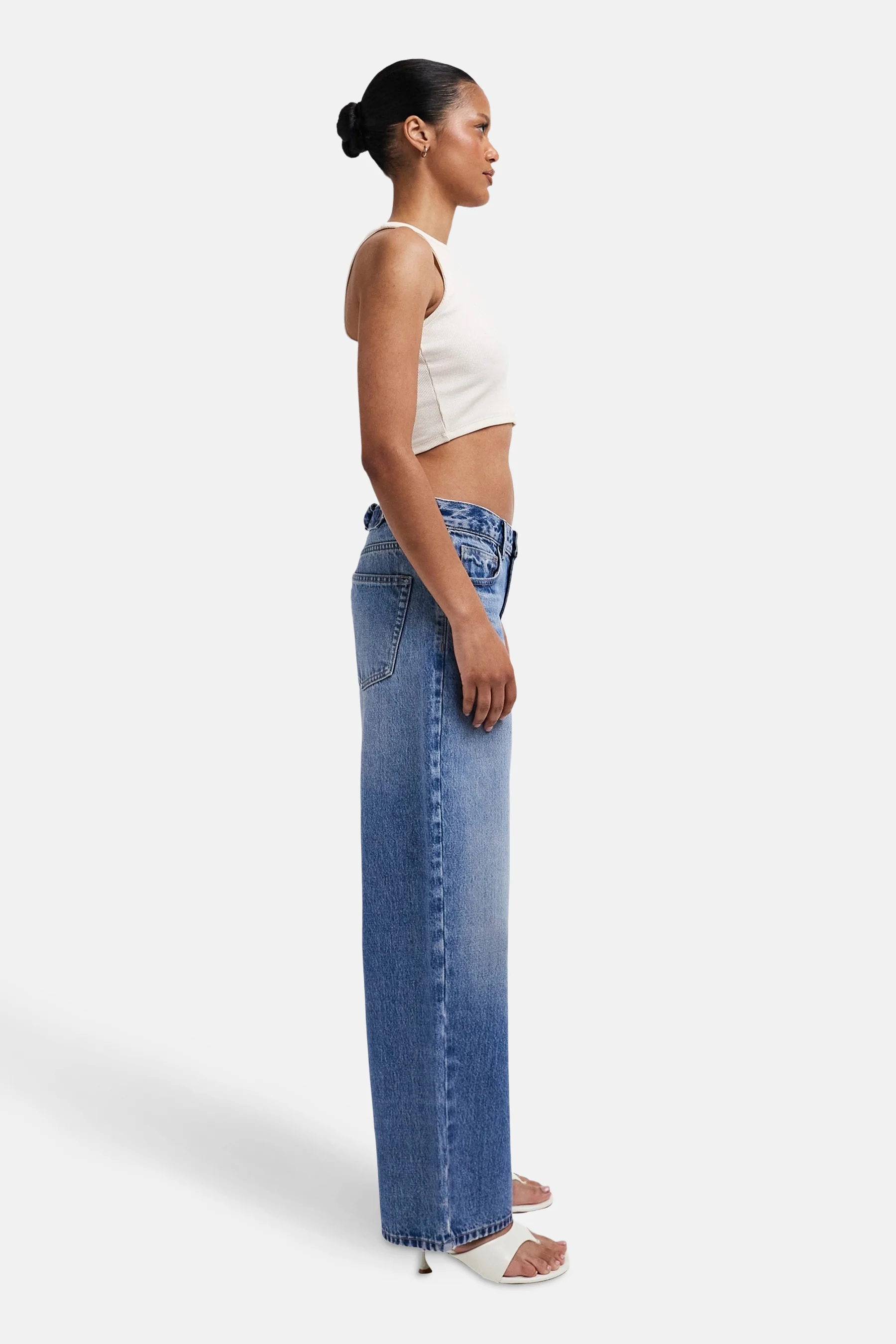 Jeans - mid blue denim - Image 4