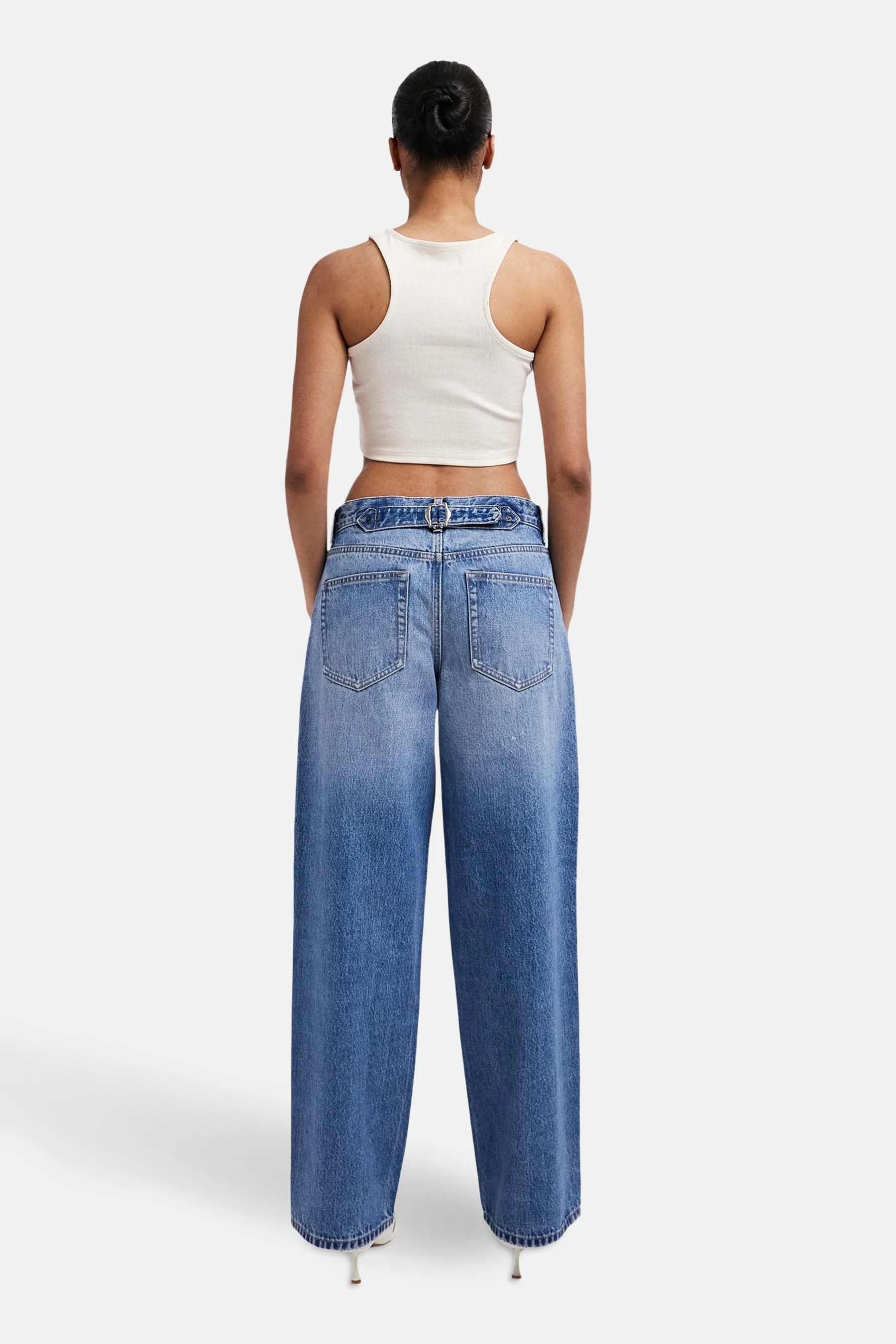 Jeans - mid blue denim - Image 5