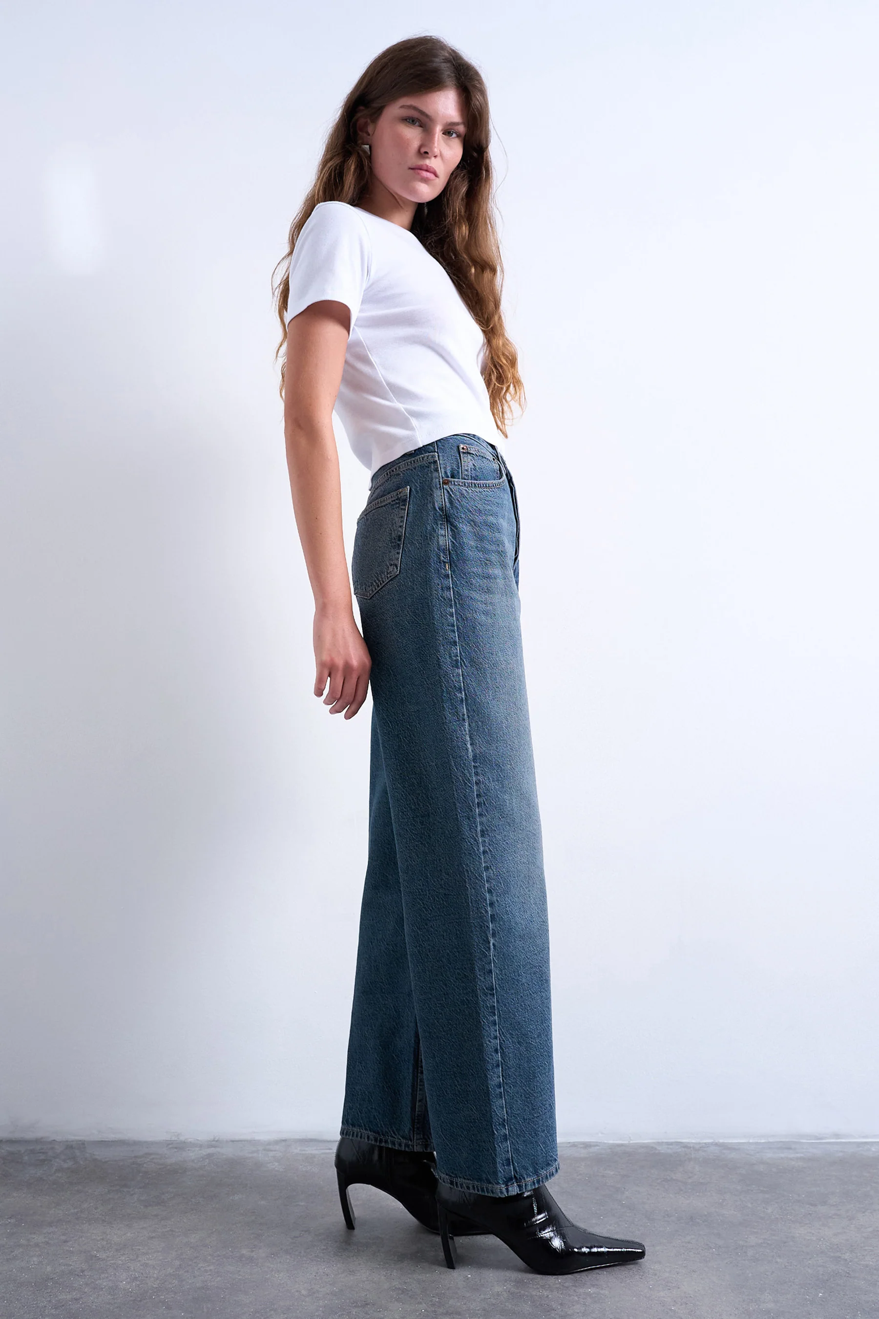 Jeans straight mid blue denim - TOPSHOP - Image 3